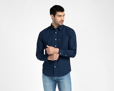 Foto 1 | Foto 1 | Camisa Casual de Algodón Levi's Regular con Miniprint