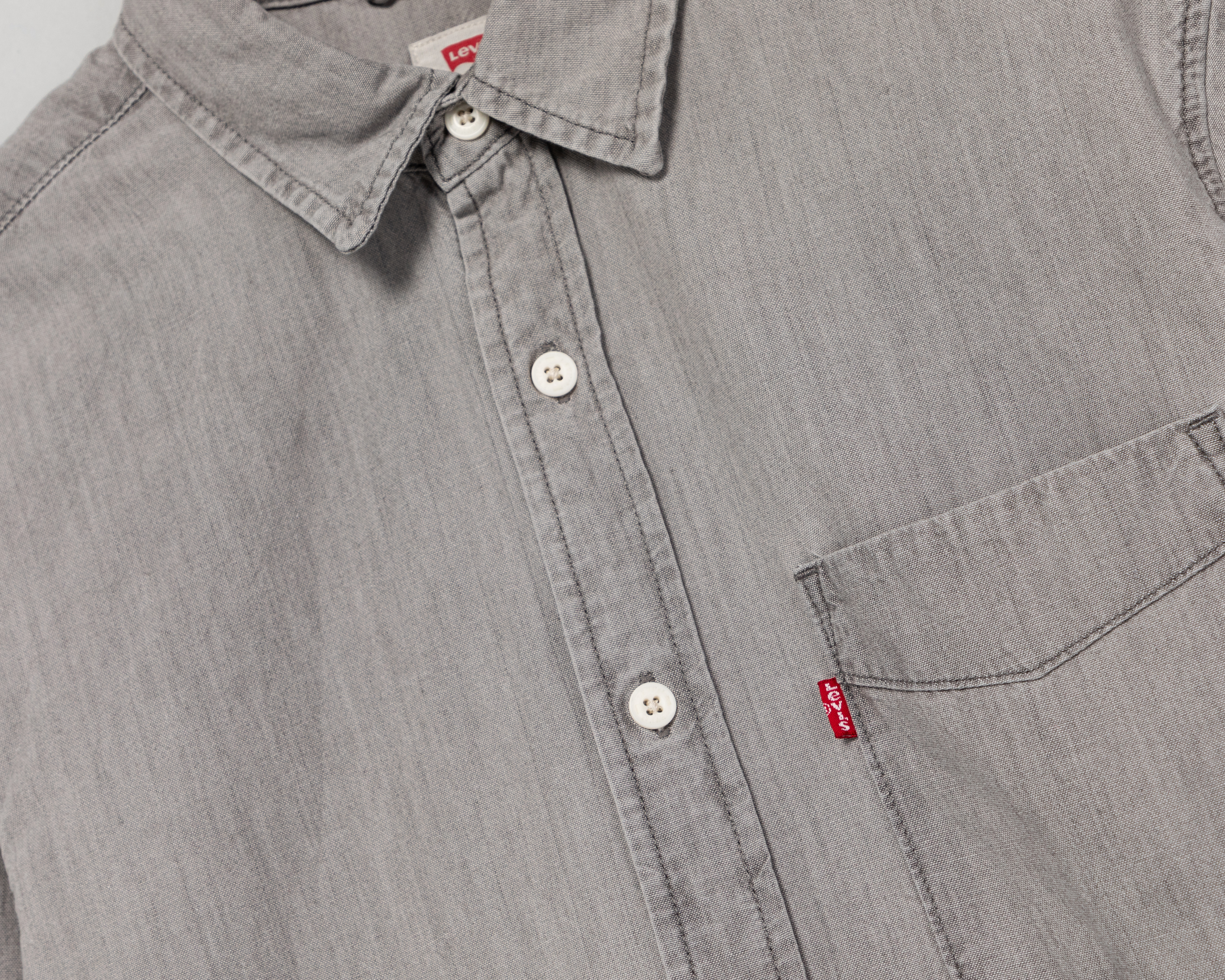 Foto 4 pulgar | Foto 3 | Camisa Casual de Algodón Levi's Regular Lisa