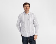 Camisa Casual de Algodón Levi's Regular a Rayas