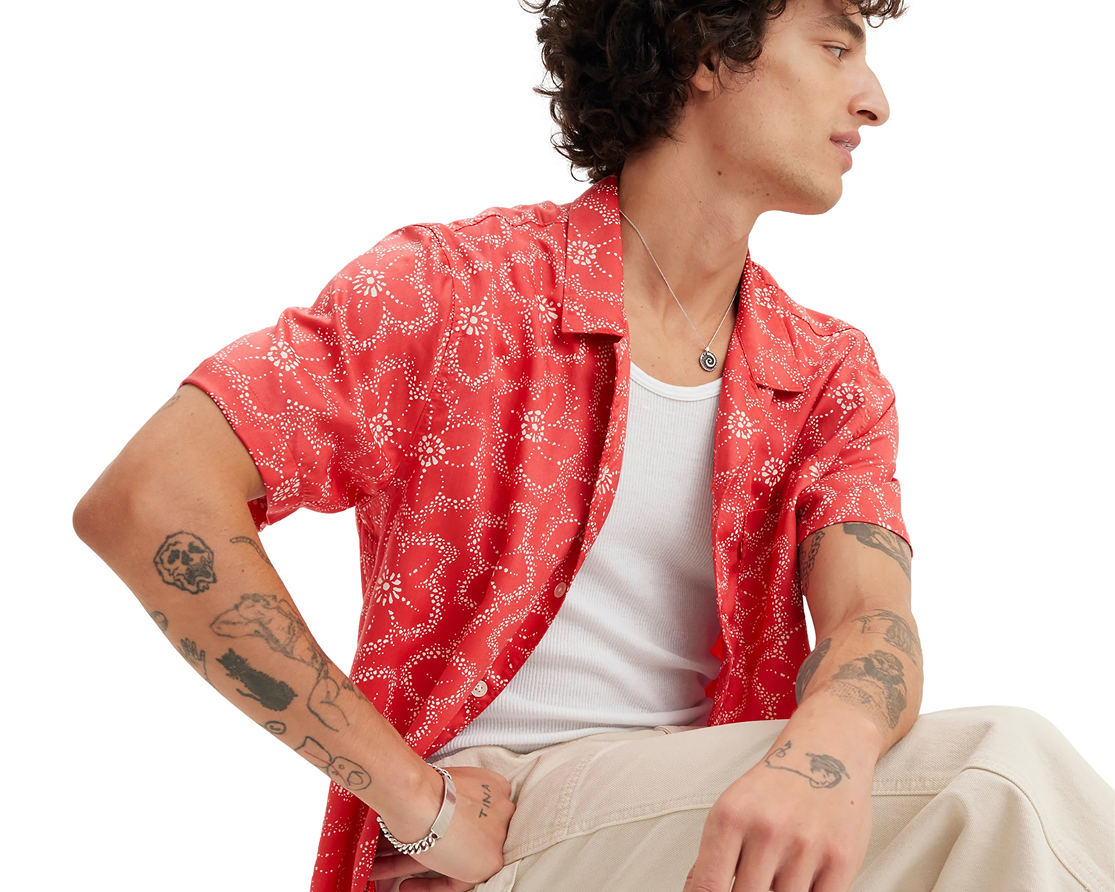 Foto 4 pulgar | Foto 3 | Camisa Casual Levi's Estampada para Hombre