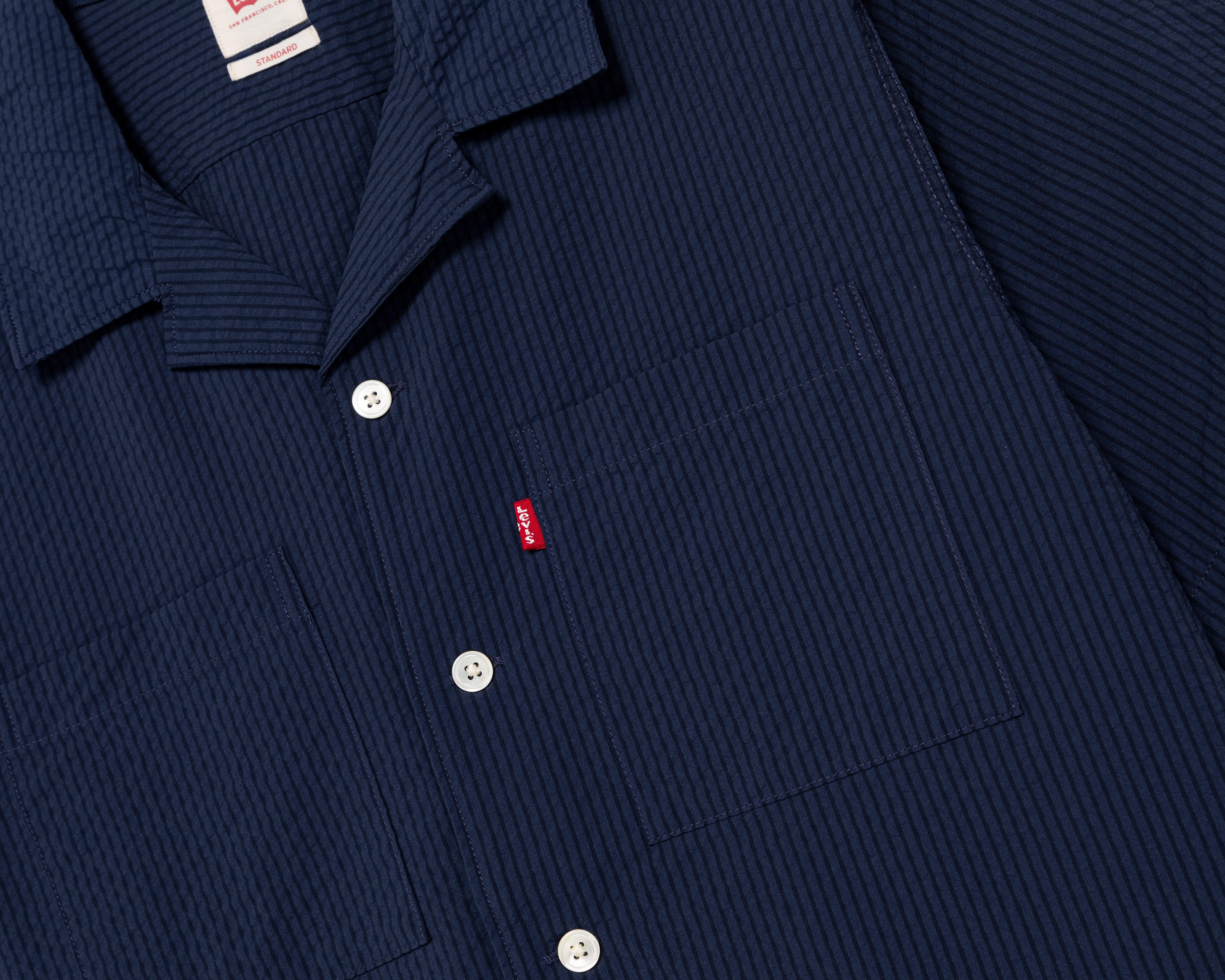Foto 4 pulgar | Foto 3 | Camisa Casual Levi's Regular a Rayas
