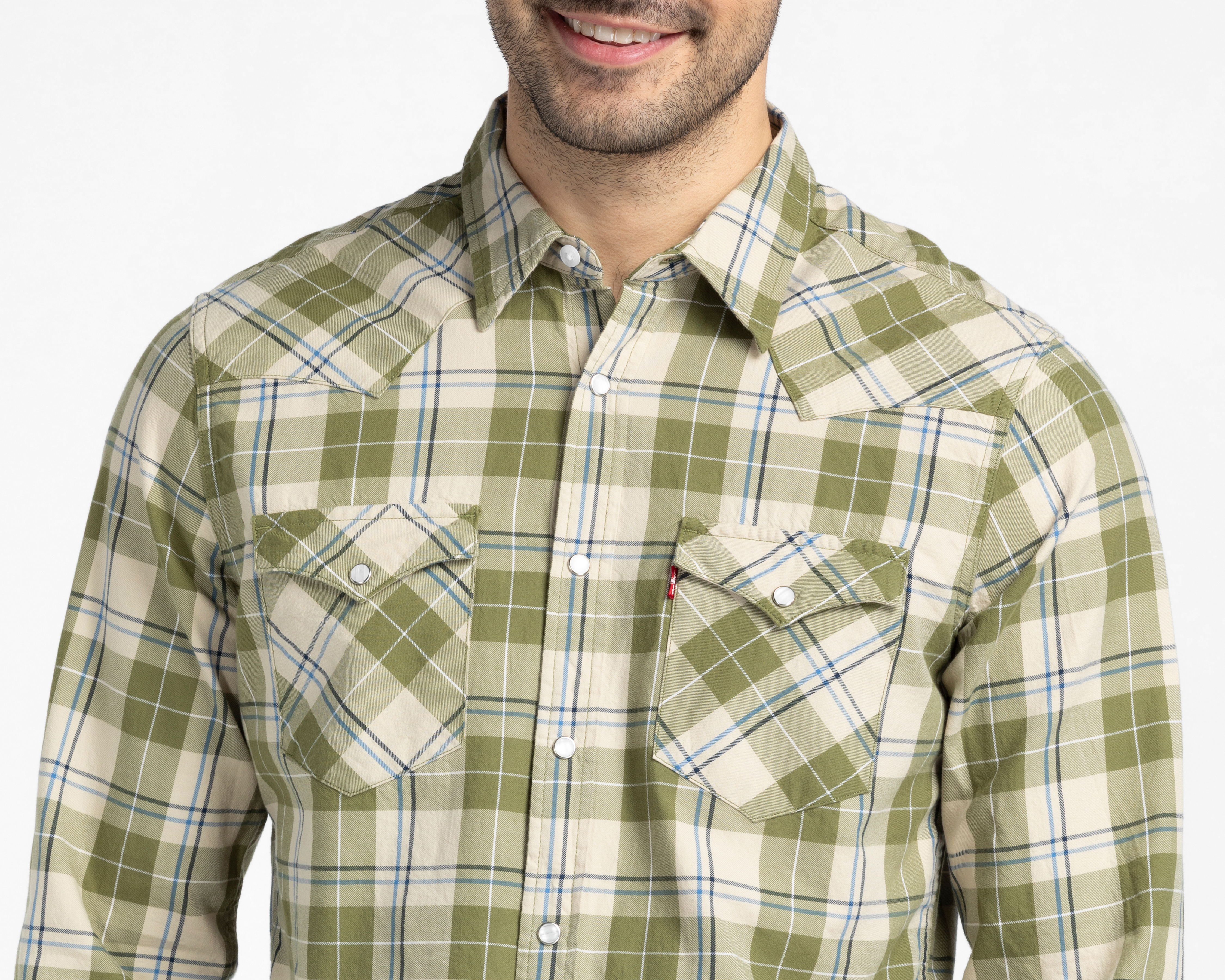 Foto 4 pulgar | Foto 3 | Camisa Casual de Algodón Levi's Regular a Cuadros