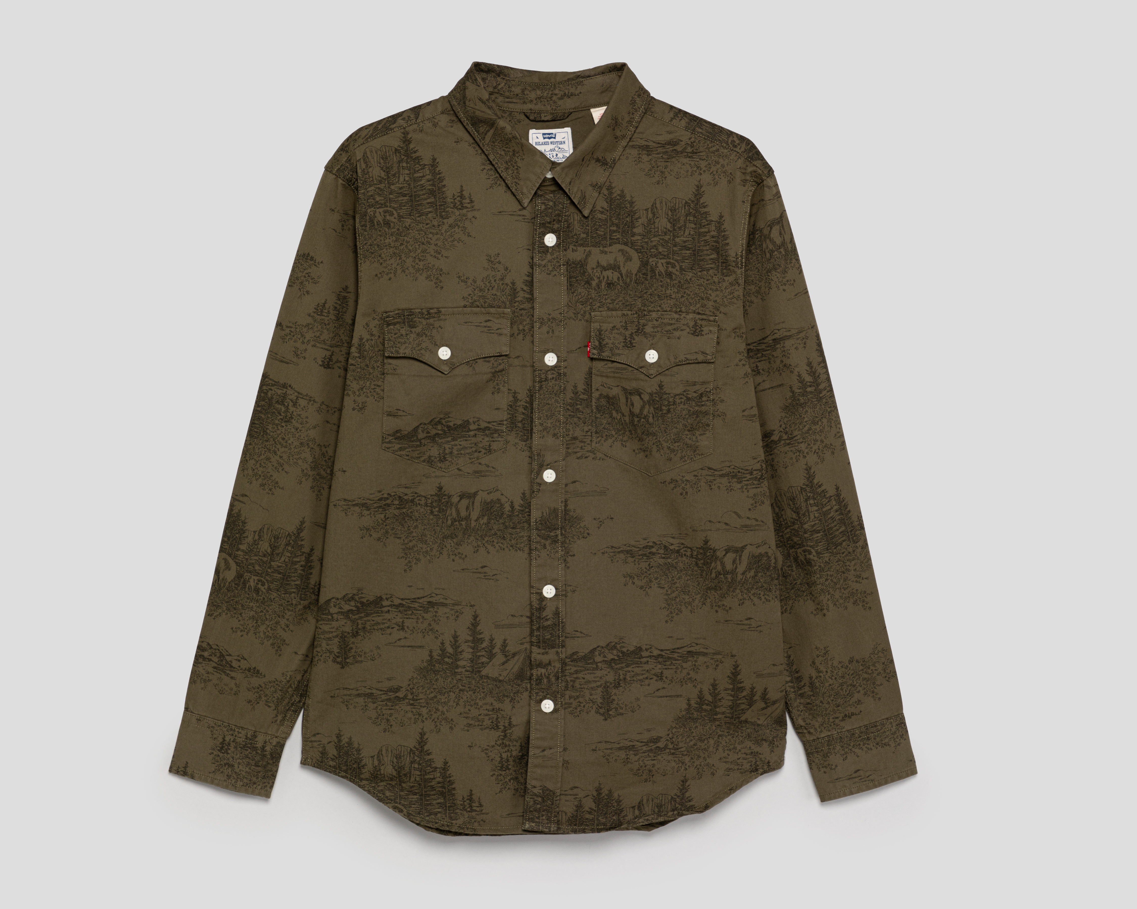 Foto 1 | Foto 1 | Camisa Casual de Algodón Levi's Regular Estampada