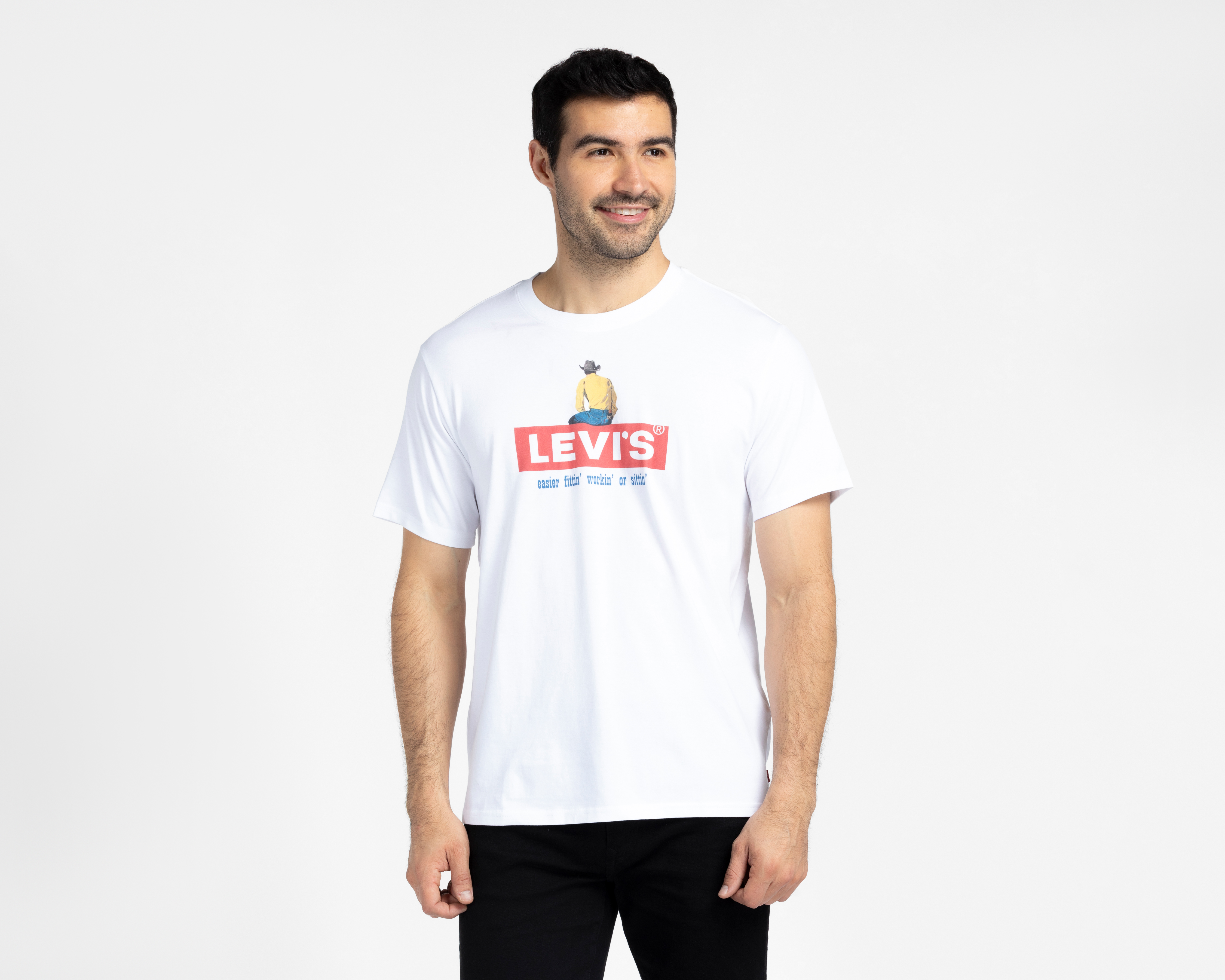 Foto 2 pulgar | Foto 1 | Playera Levi's Cuello Redondo