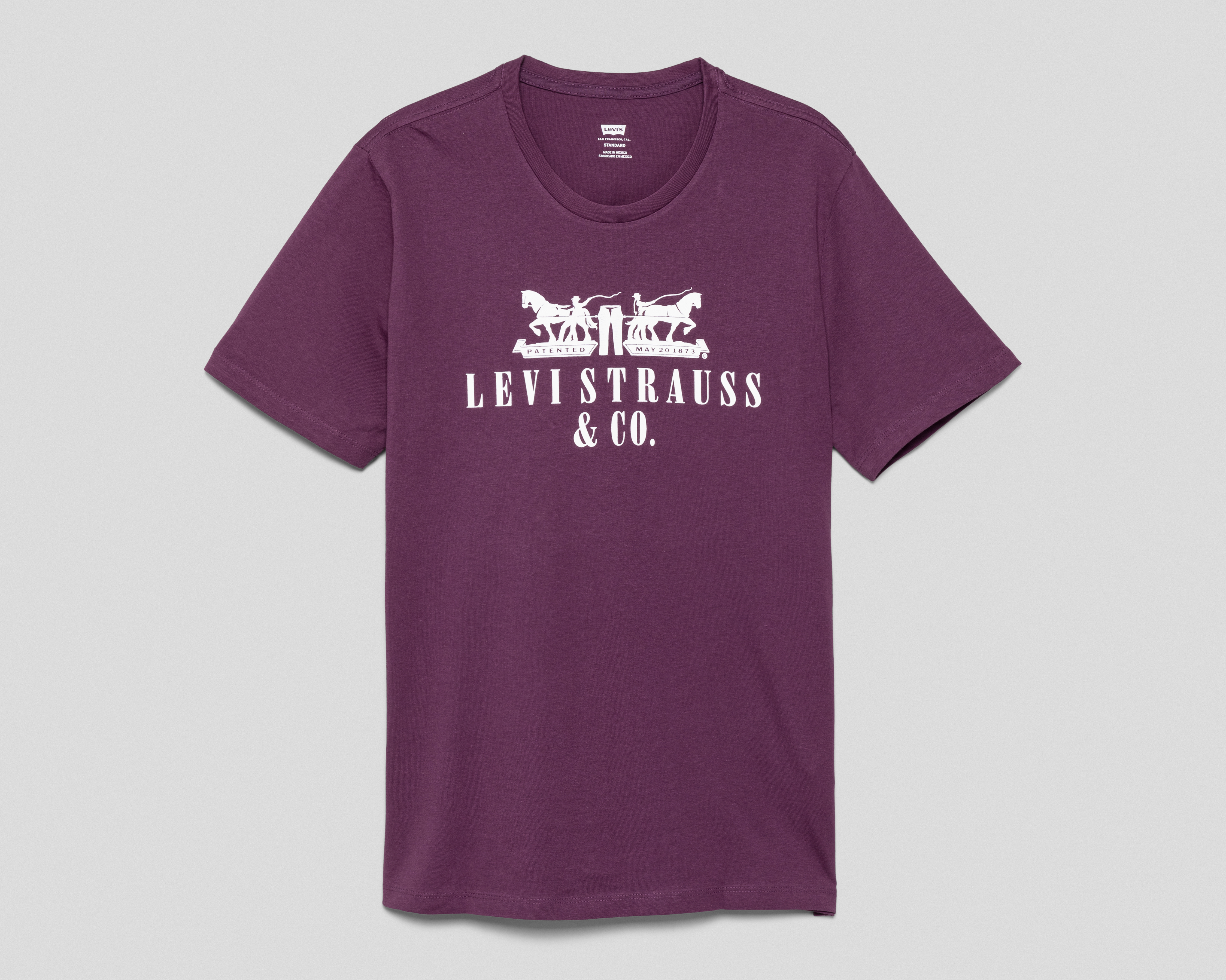 Foto 2 pulgar | Foto 1 | Playera Levi's Cuello Redondo