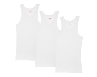 Foto 1 | Foto 1 | Camiseta Interior Cuello Redondo Lucky Star para Hombre 3 Piezas