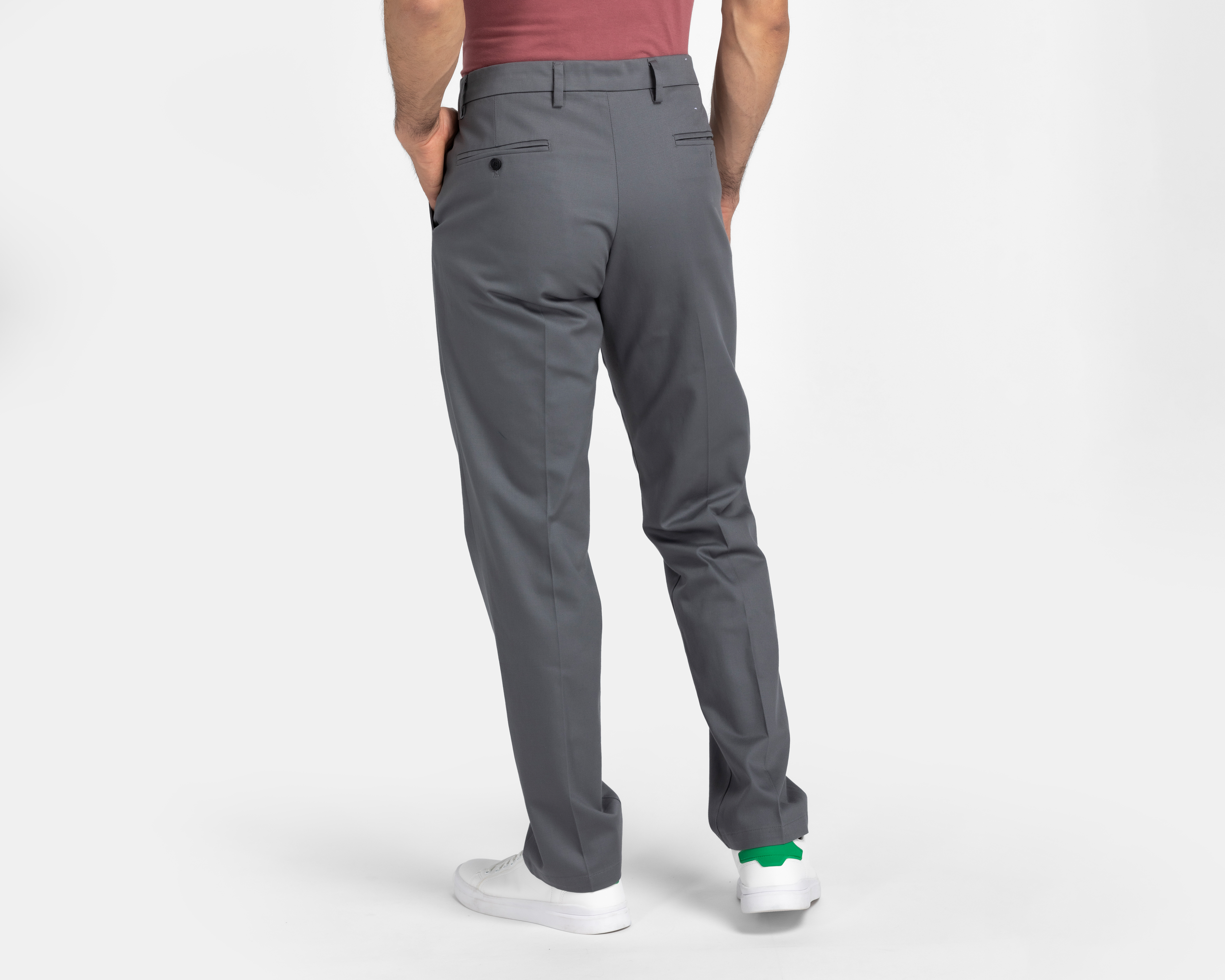 Foto 3 pulgar | Foto 2 | Pantalón Gris Dockers Signature Creased para Hombre