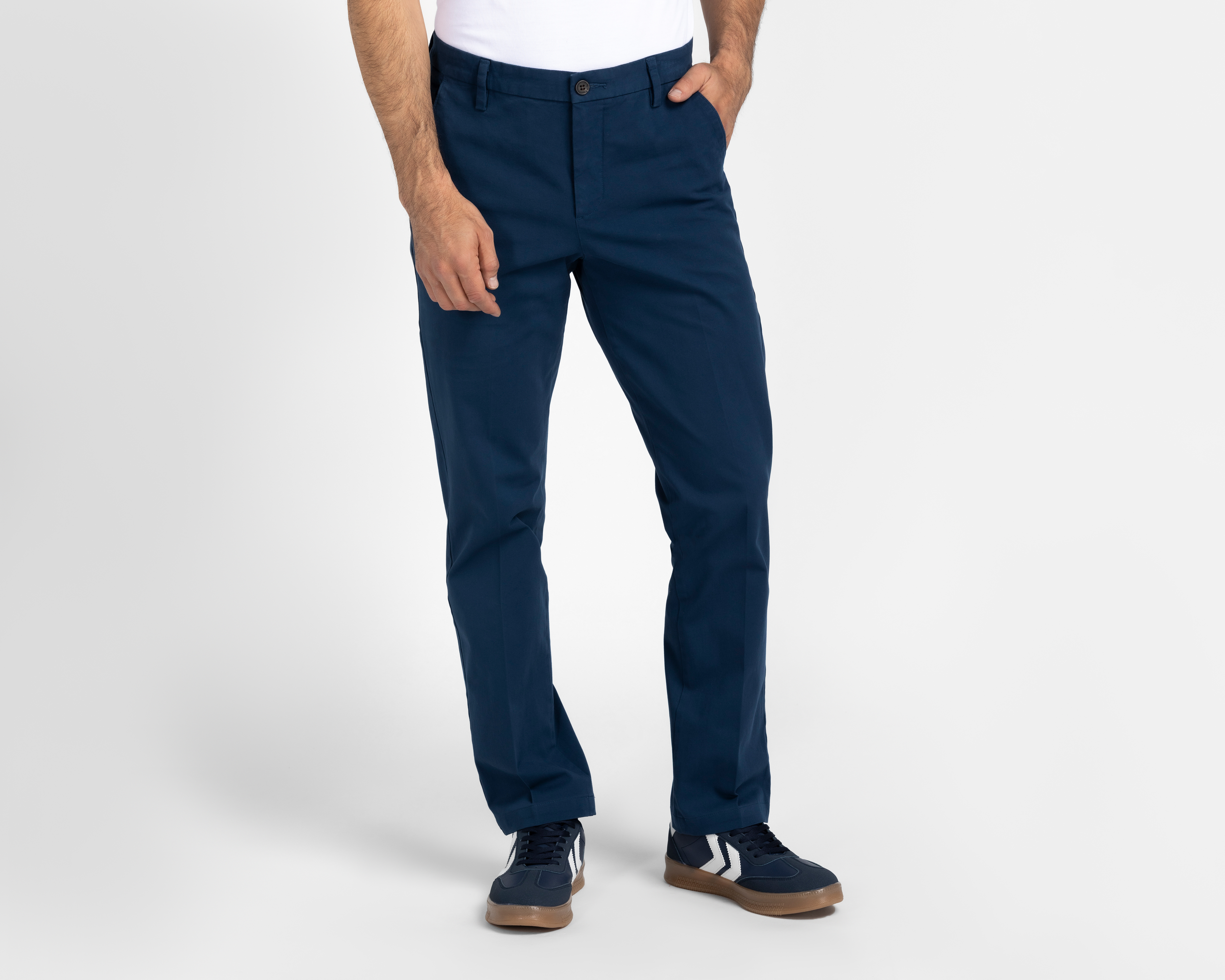 Foto 2 pulgar | Foto 1 | Pantalón Khaki Dockers Workday Smart 360 Flex Azul para Hombre