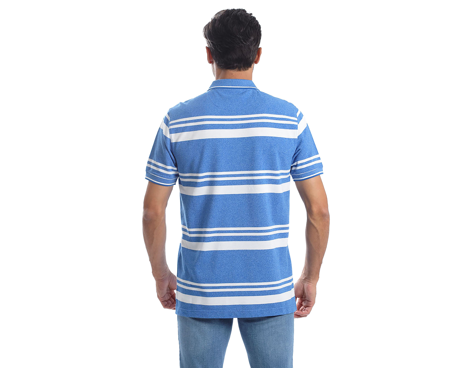 Foto 4 pulgar | Foto 3 | Playera Polo Chaps Azul para Hombre