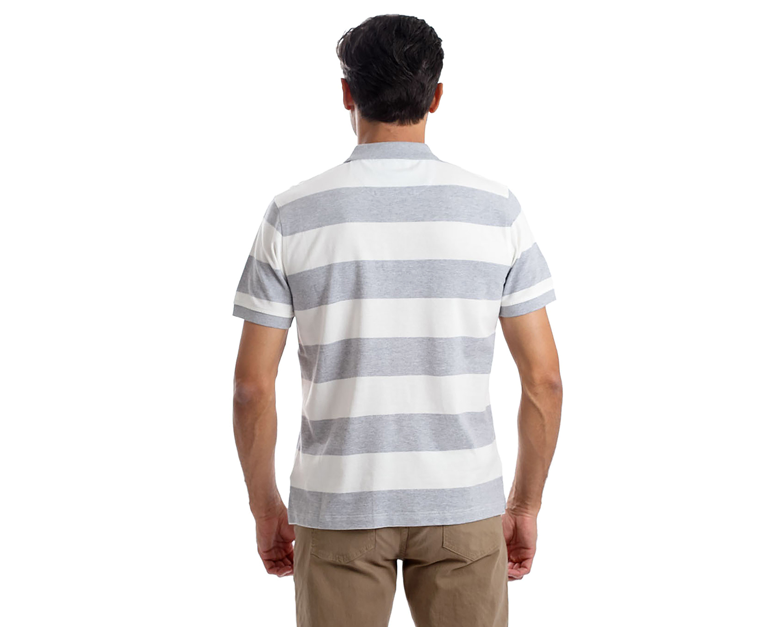 Foto 4 pulgar | Foto 3 | Playera Polo Chaps Gris para Hombre