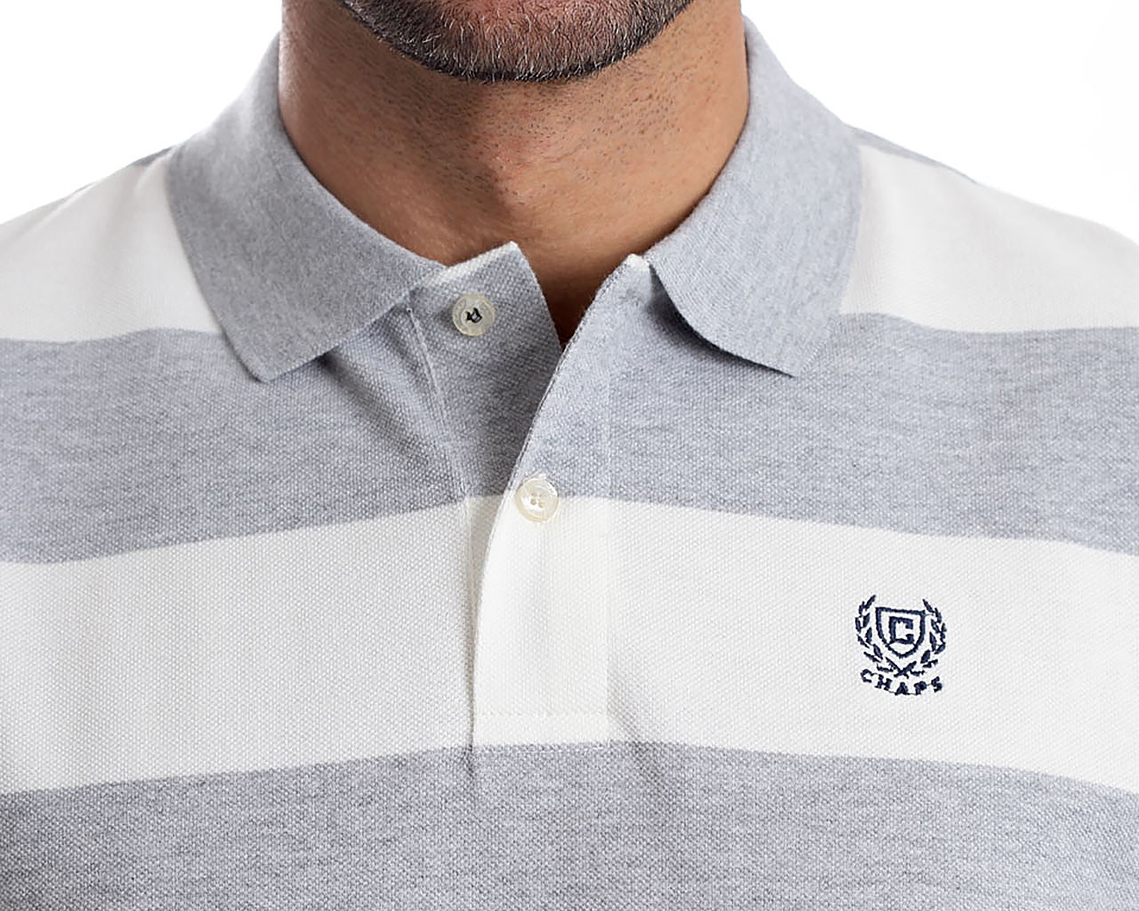 Foto 5 pulgar | Foto 4 | Playera Polo Chaps Gris para Hombre