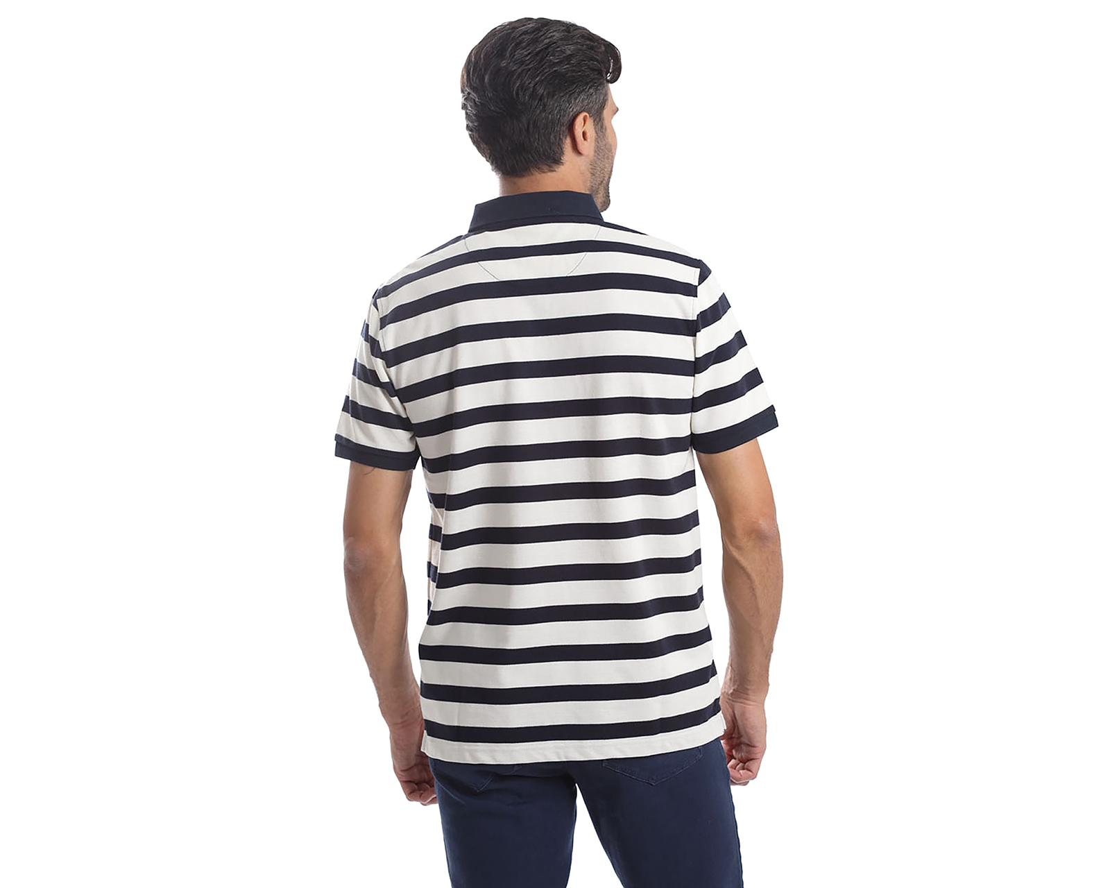 Foto 4 pulgar | Foto 3 | Playera Polo Chaps Azul para Hombre
