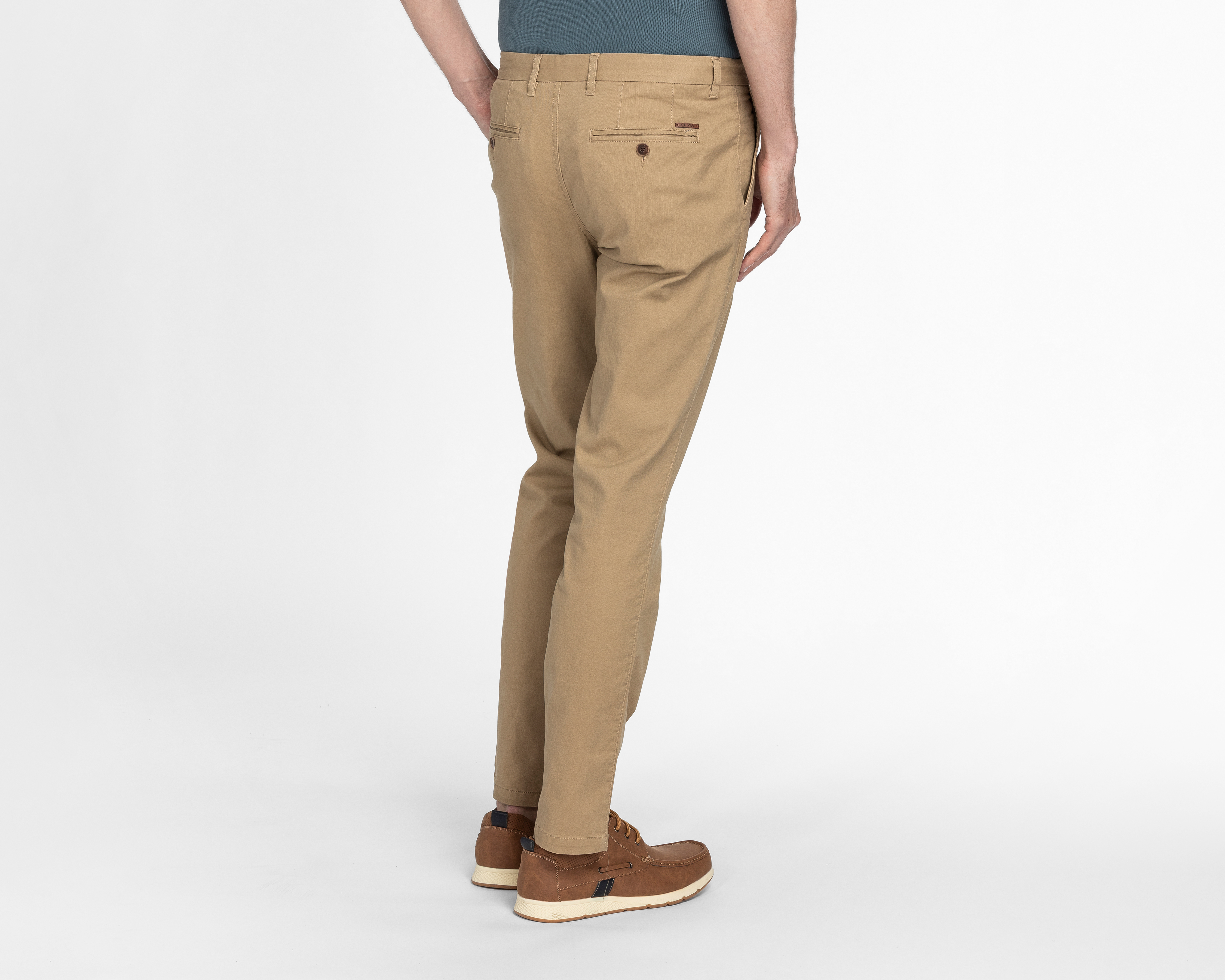 Foto 3 pulgar | Foto 2 | Pantalón Chino Chaps Beige para Hombre