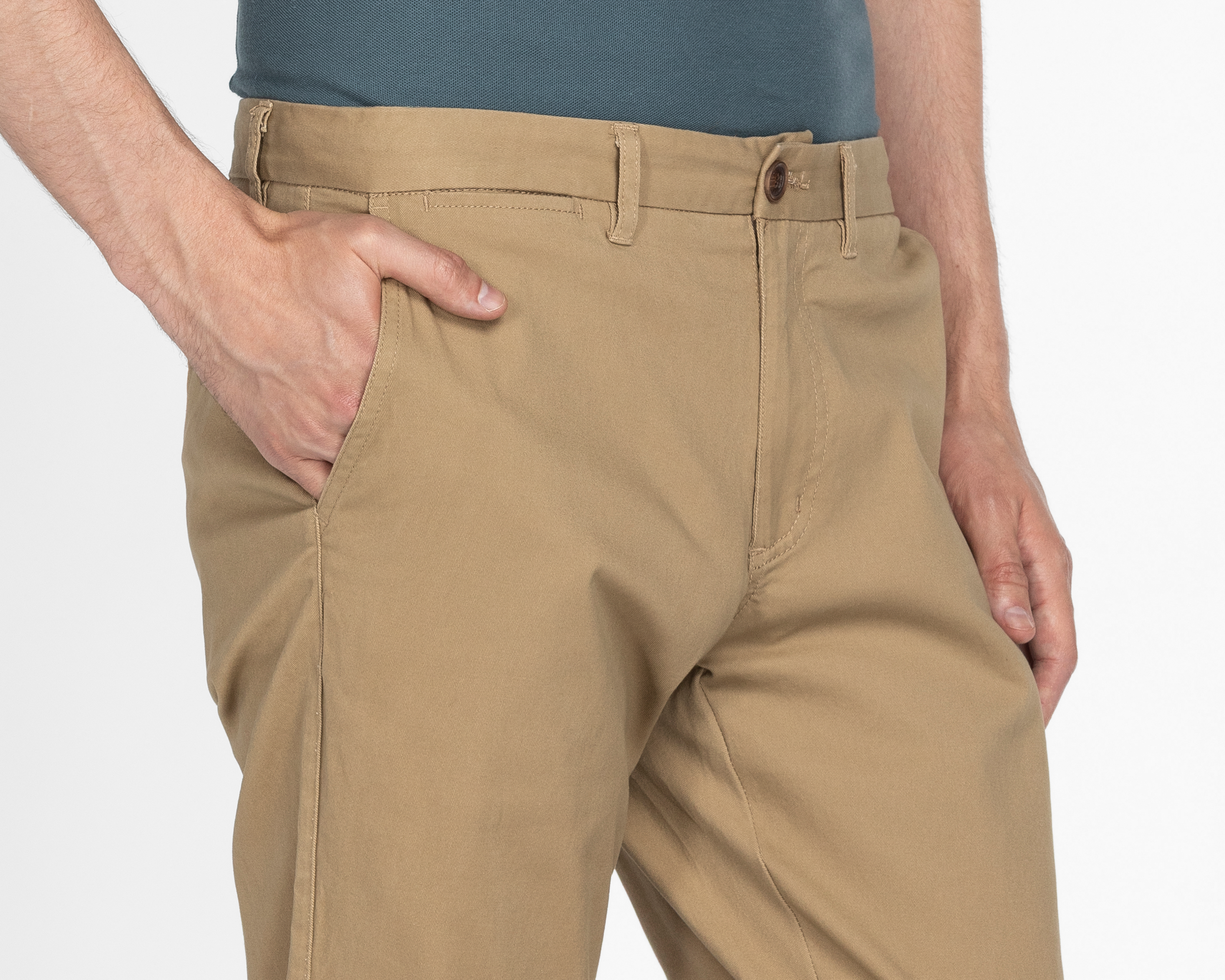 Foto 4 pulgar | Foto 3 | Pantalón Chino Chaps Beige para Hombre