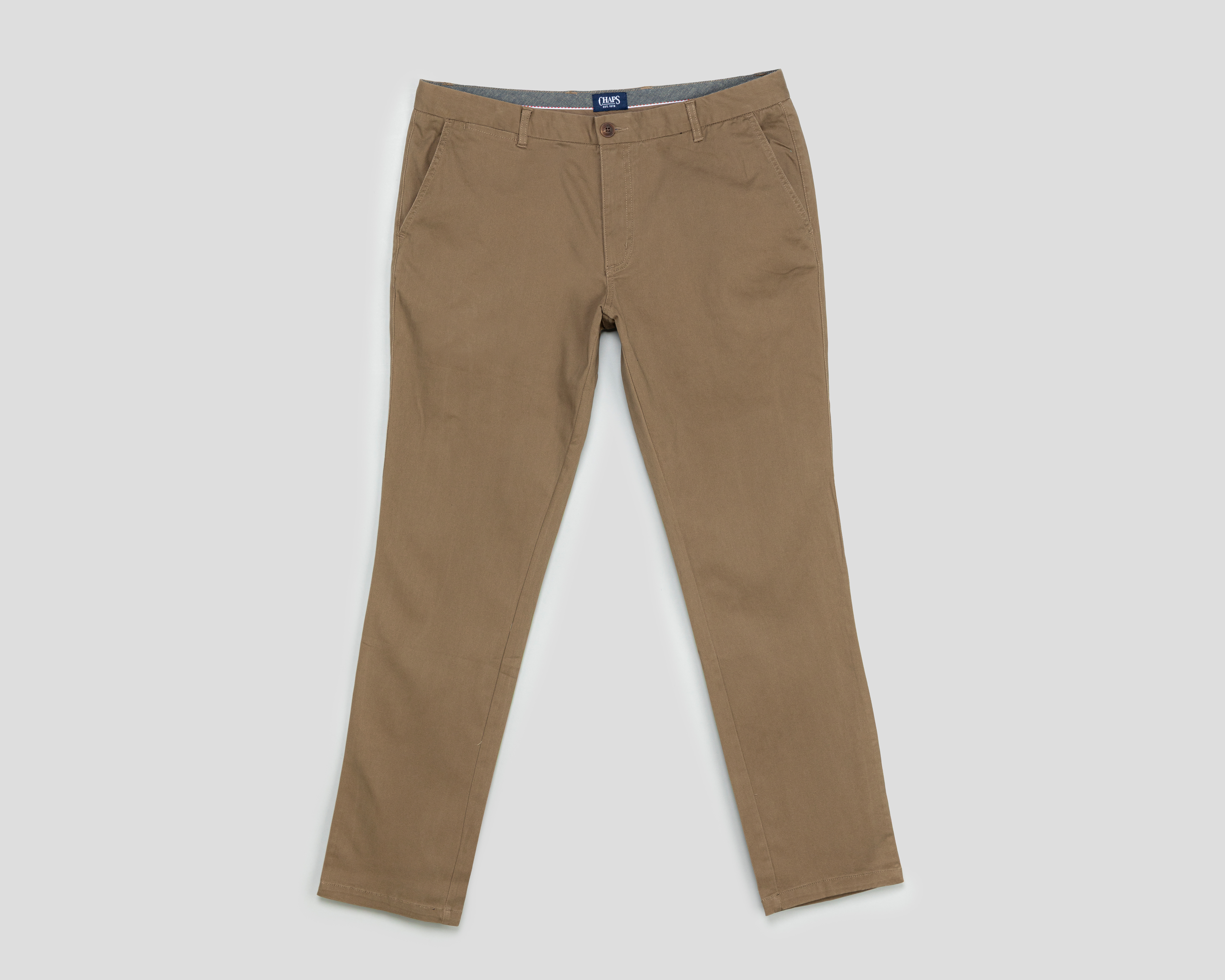 Foto 2 pulgar | Foto 1 | Pantalón Chino Chaps Café para Hombre