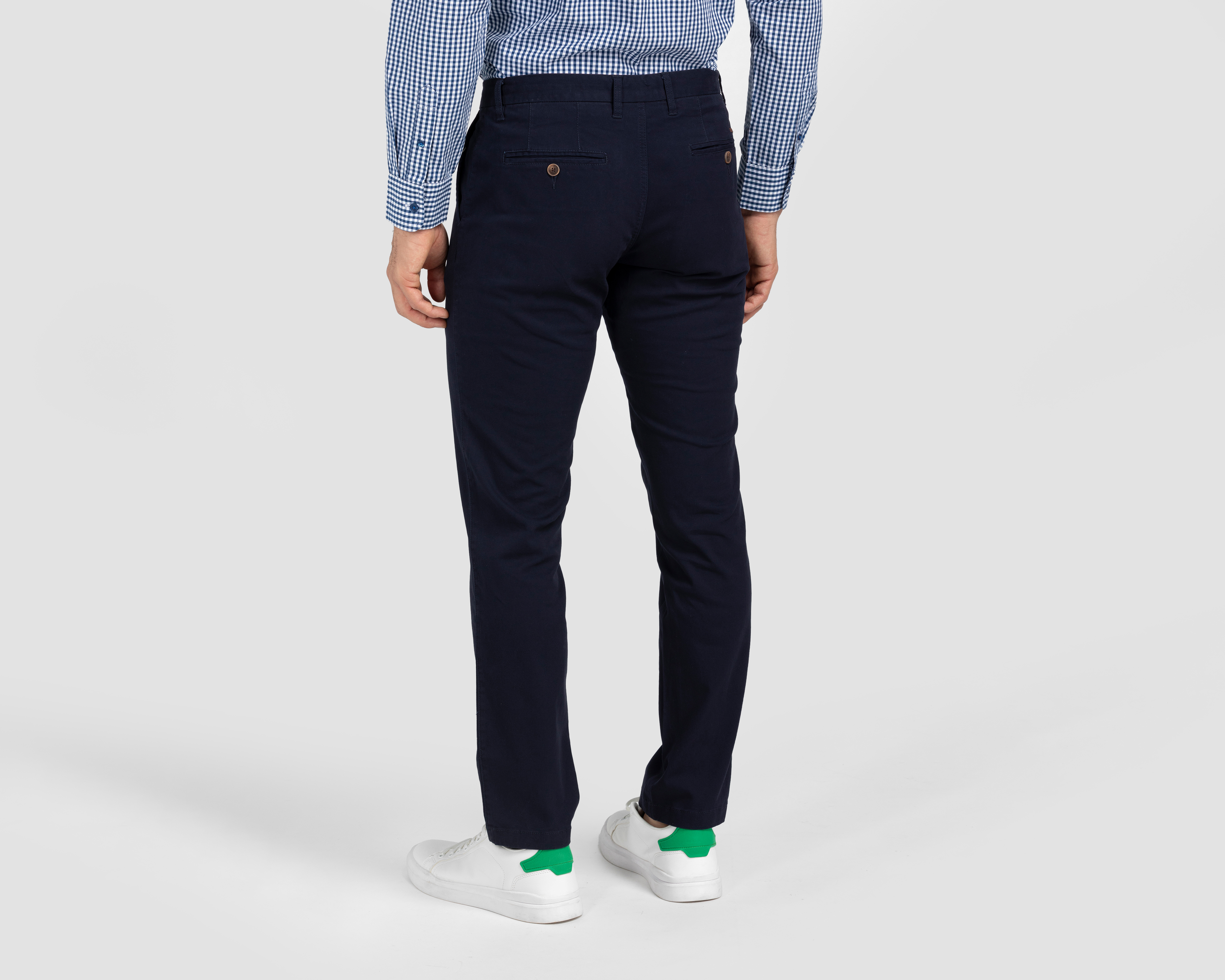 Foto 3 pulgar | Foto 2 | Pantalón Chino Chaps Azul para Hombre