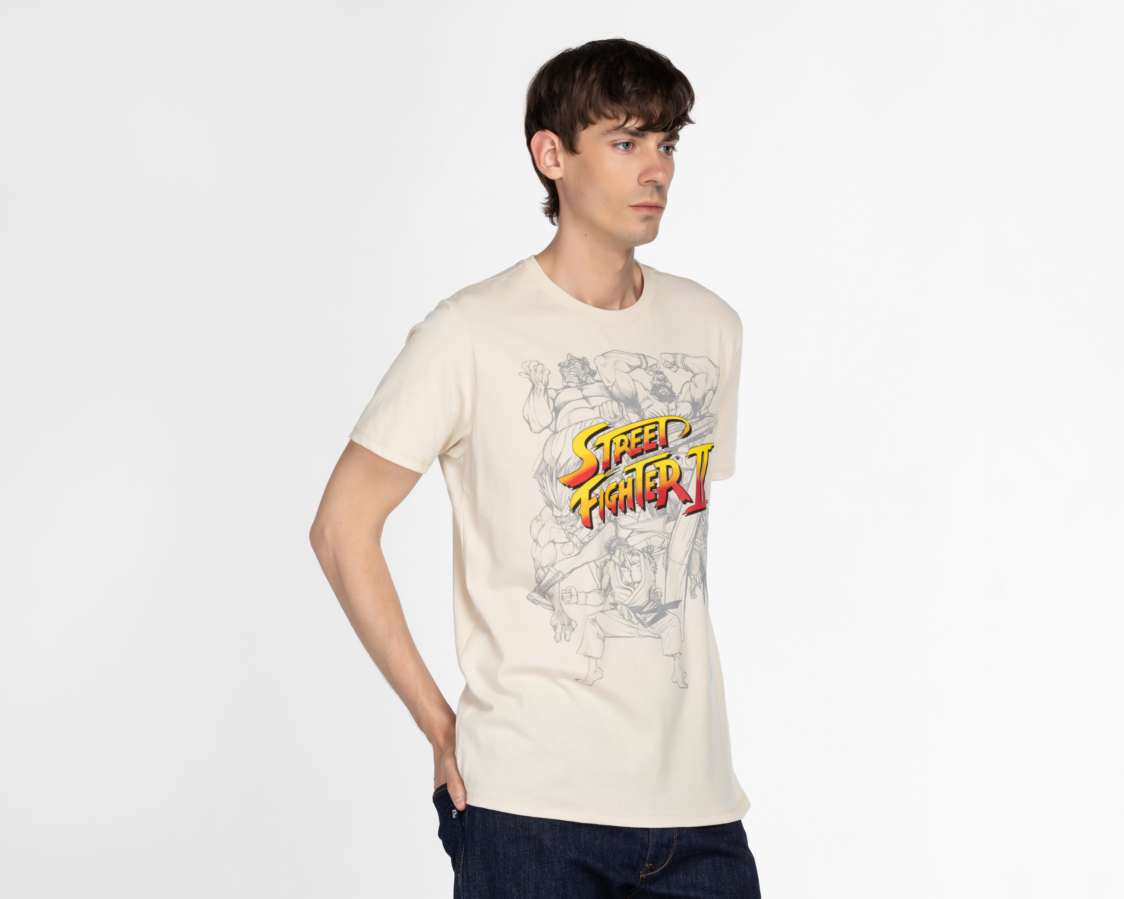 Foto 2 pulgar | Foto 1 | Playera Street Figther II para Hombre