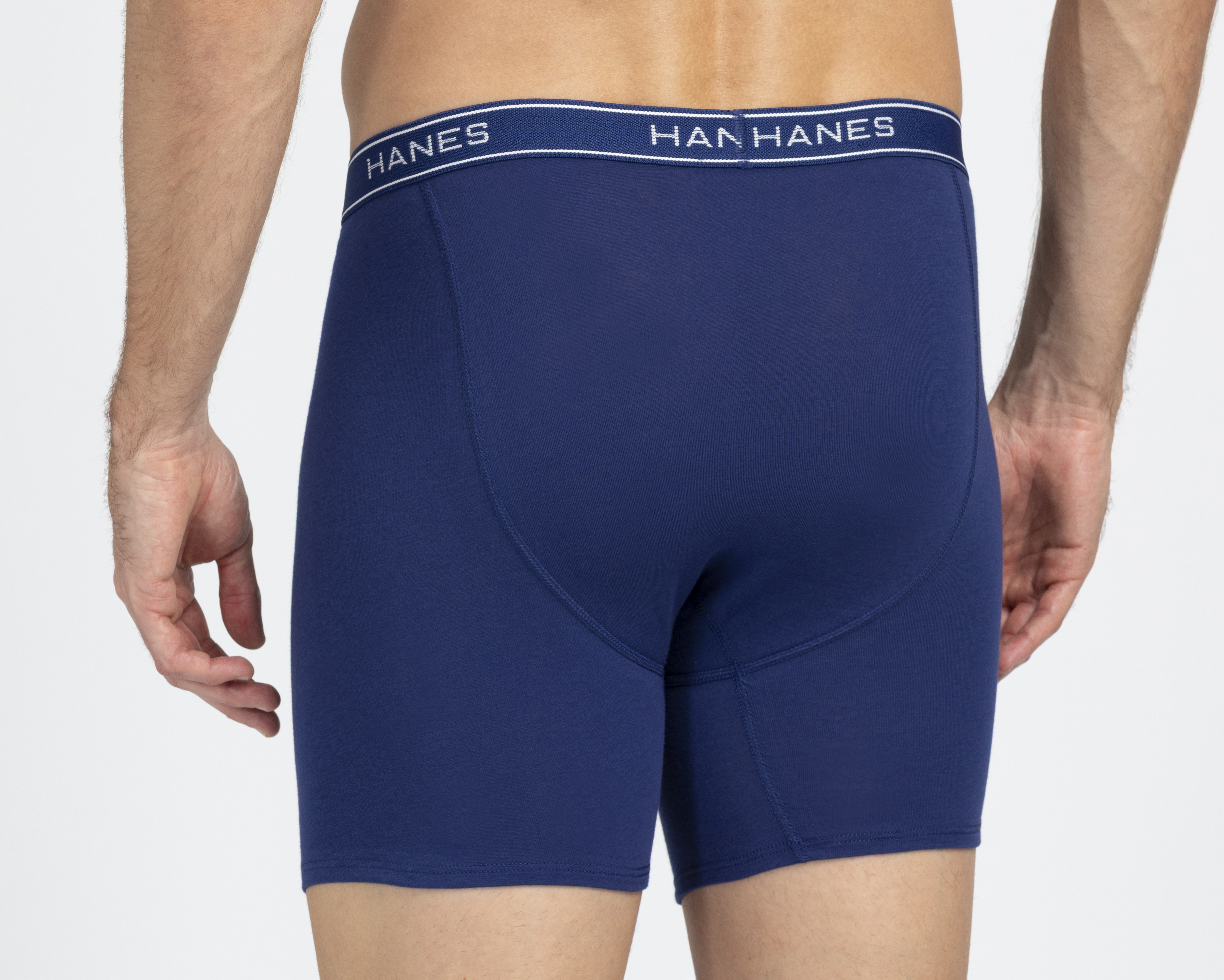 Foto 4 pulgar | Foto 3 | Bóxer Corto Hanes para Hombre 2 Piezas