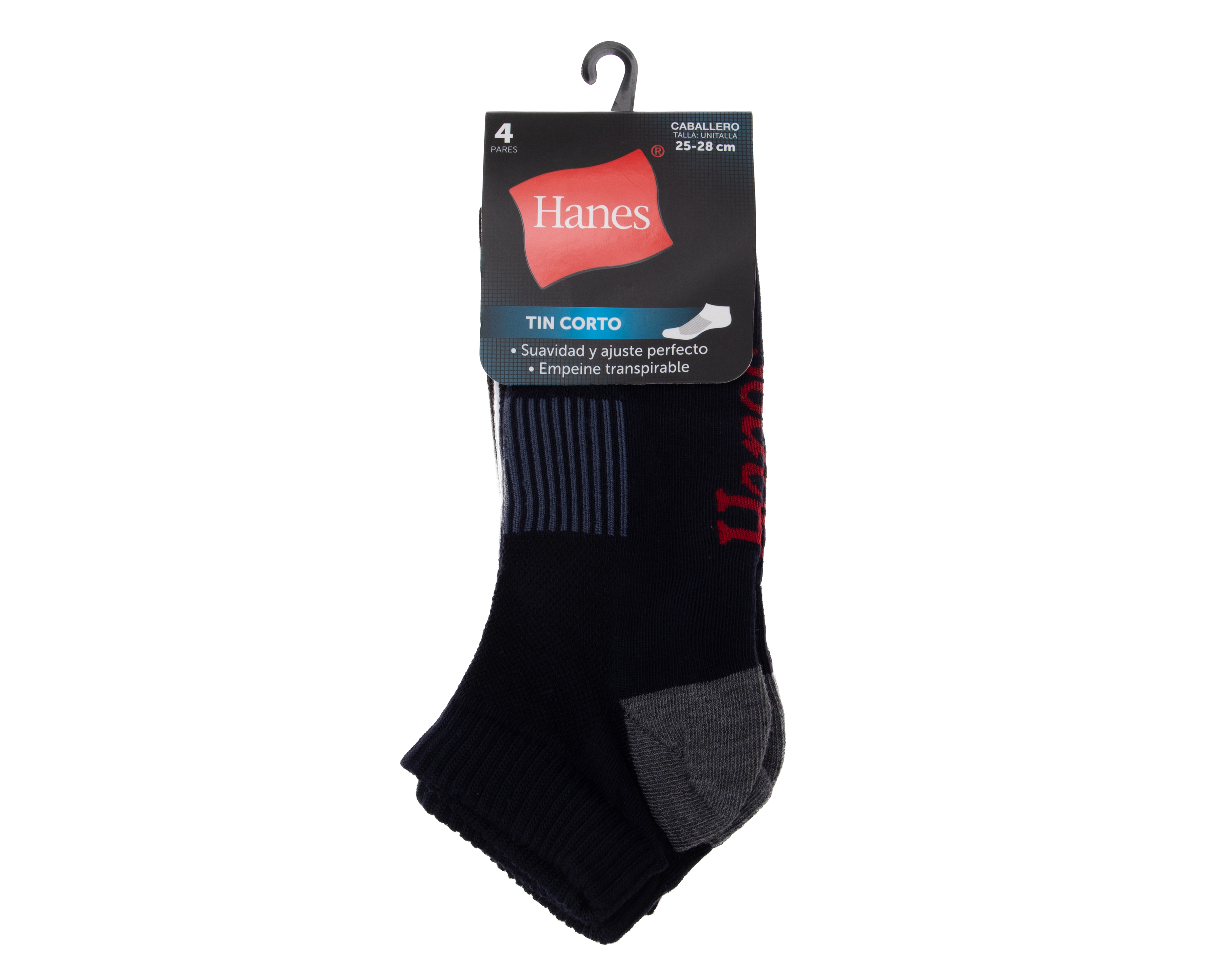 Foto 4 pulgar | Foto 3 | Calcetas Deportivas Hanes para Hombre 4 Pares