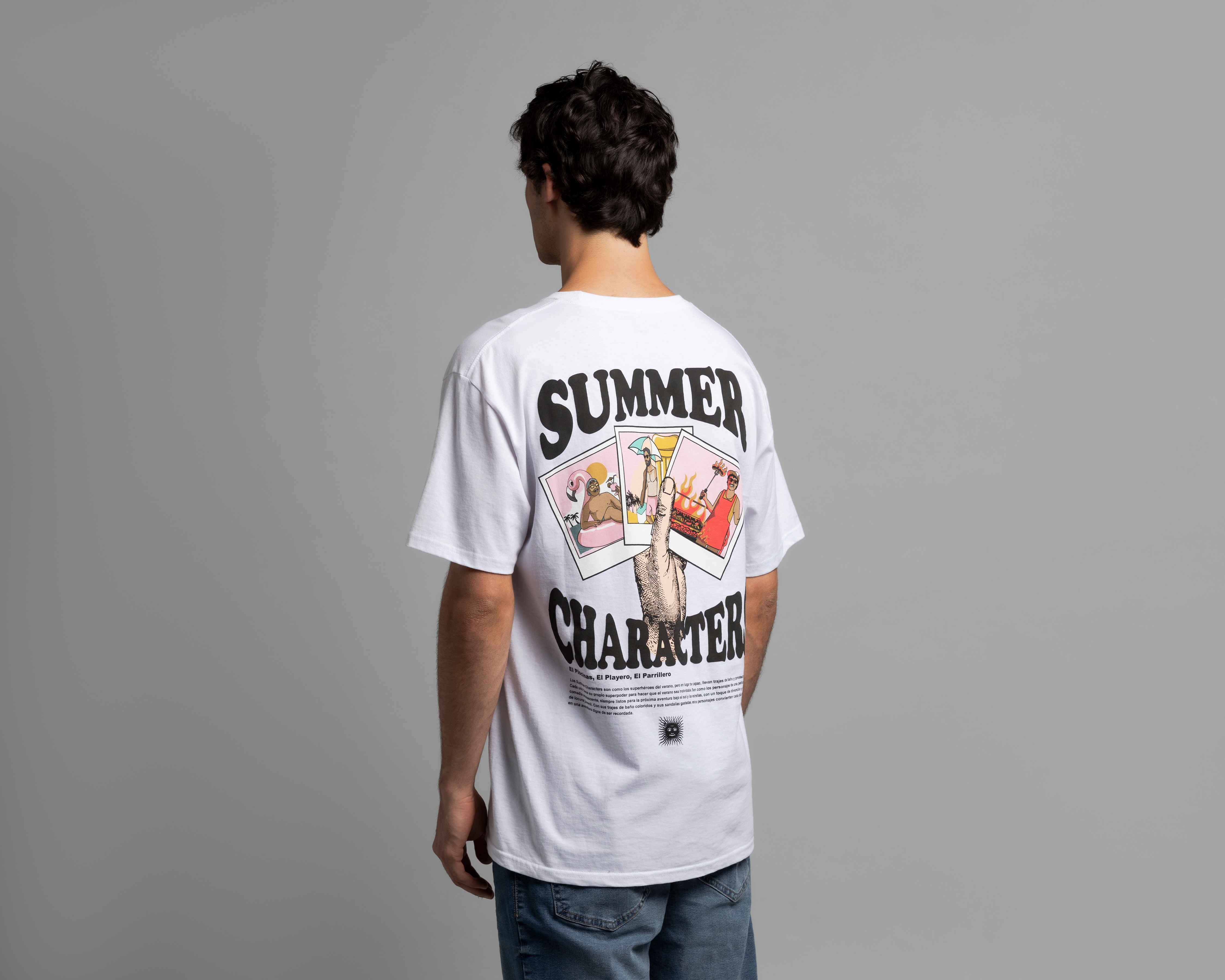 Foto 4 pulgar | Foto 3 | Playera Strona Cuello Redondo para Hombre