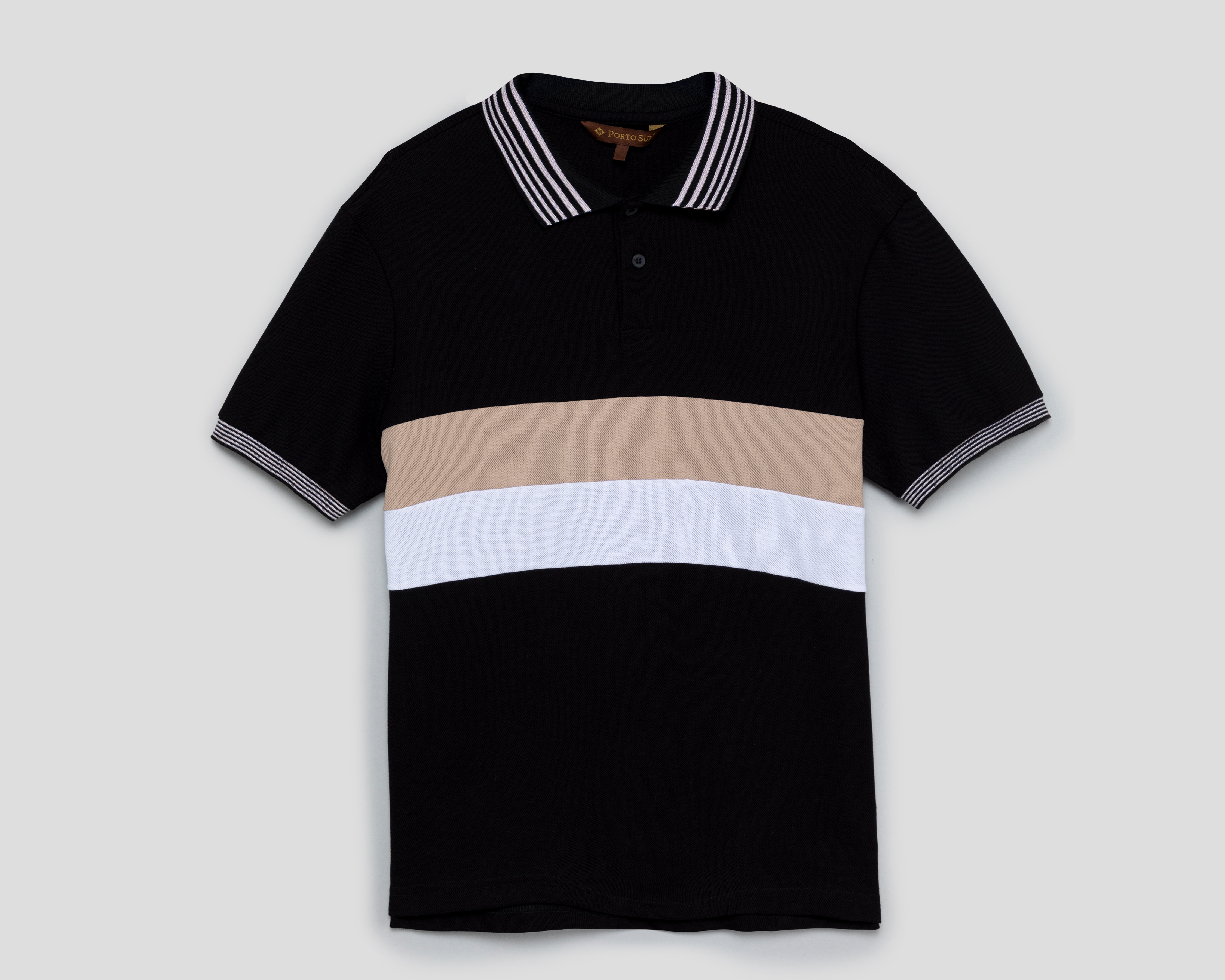 Foto 2 pulgar | Foto 1 | Playera Polo Porto Sur Multicolor para Hombre