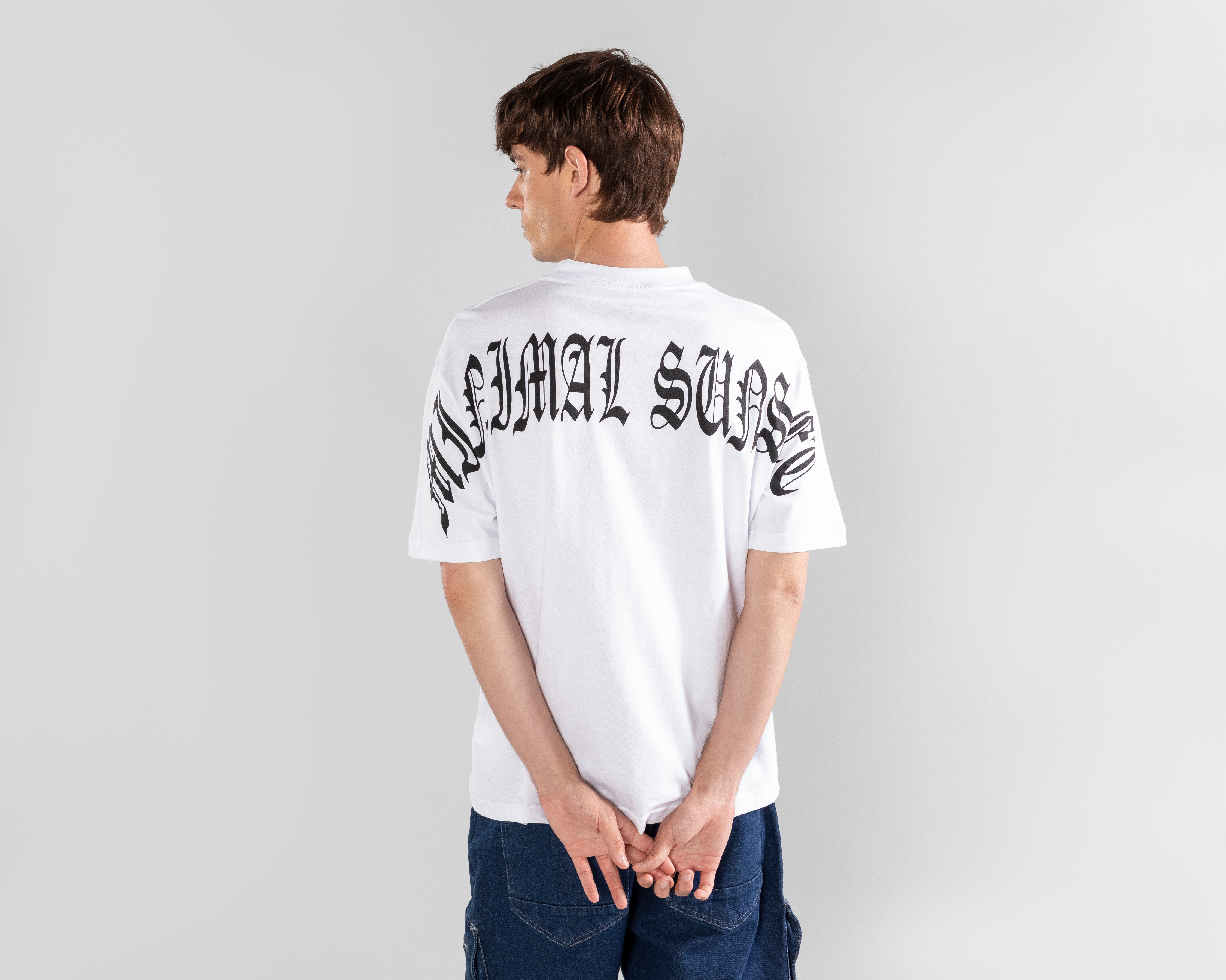 Foto 4 pulgar | Foto 3 | Playera Cuello Redondo Strona Blanca para Hombre