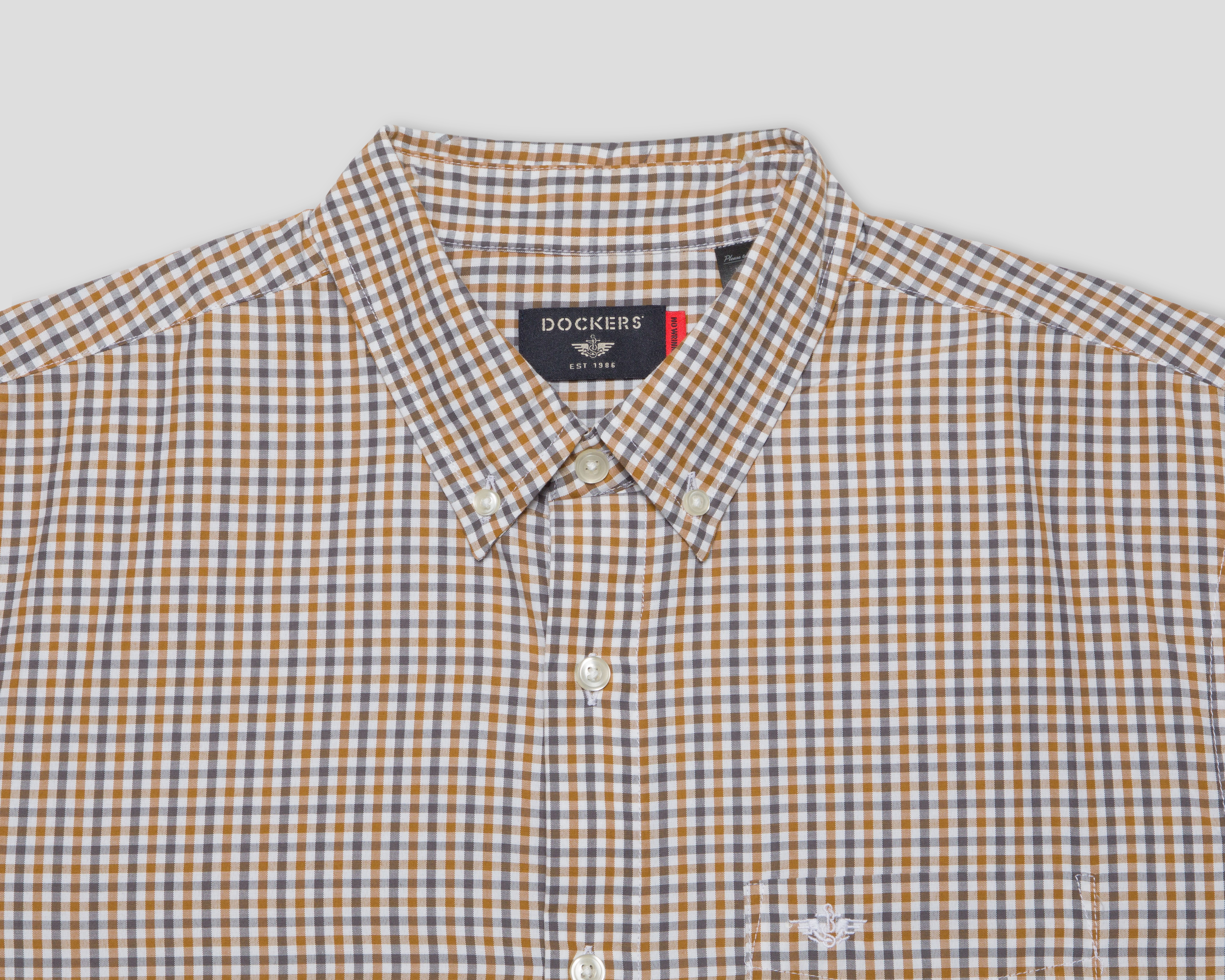 Foto 4 pulgar | Foto 3 | Camisa Casual Dockers Regular Fit a Cuadros para Hombre