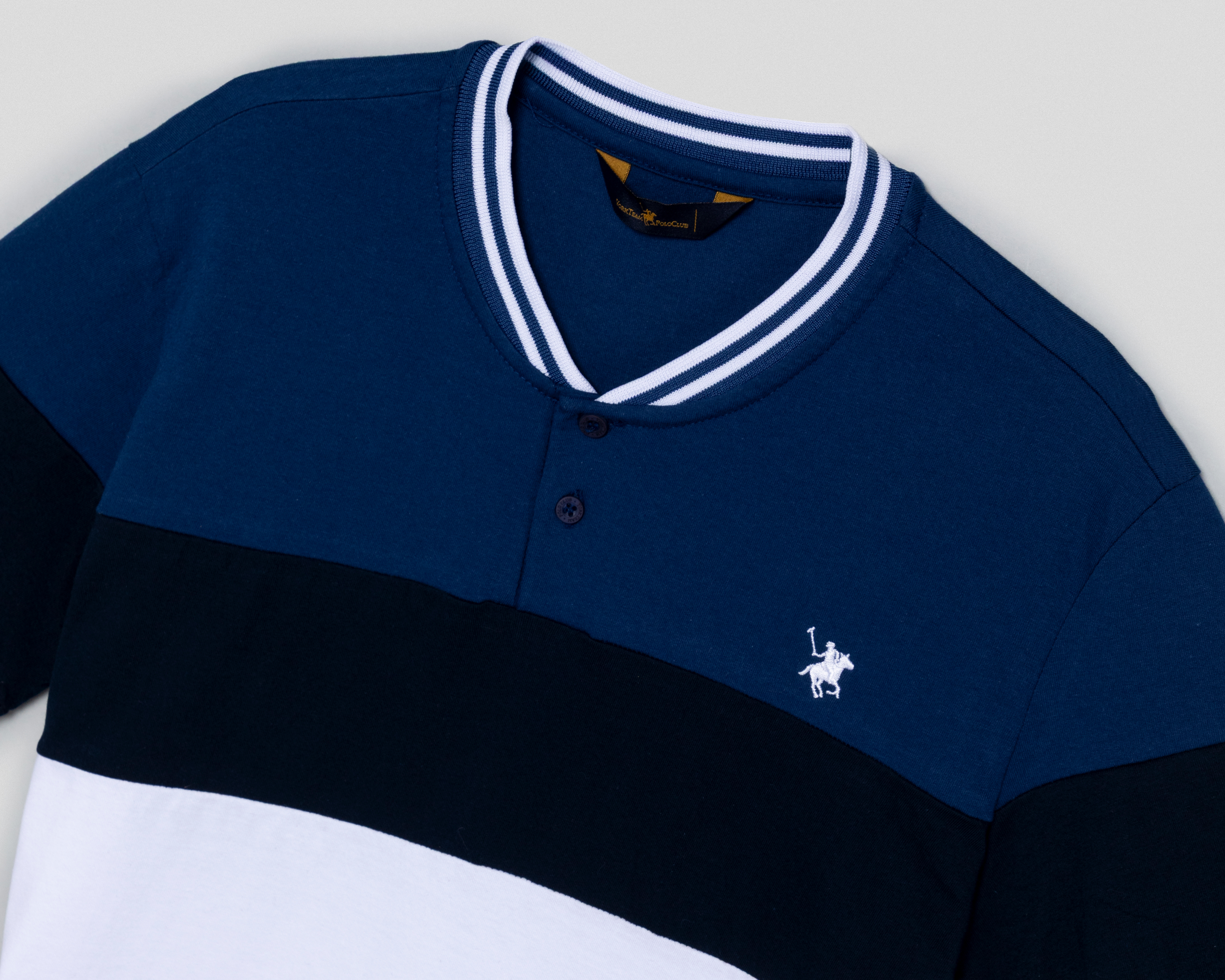 Foto 3 | Foto 3 | Playera Polo York Team Polo Club Cuello Mao para Hombre