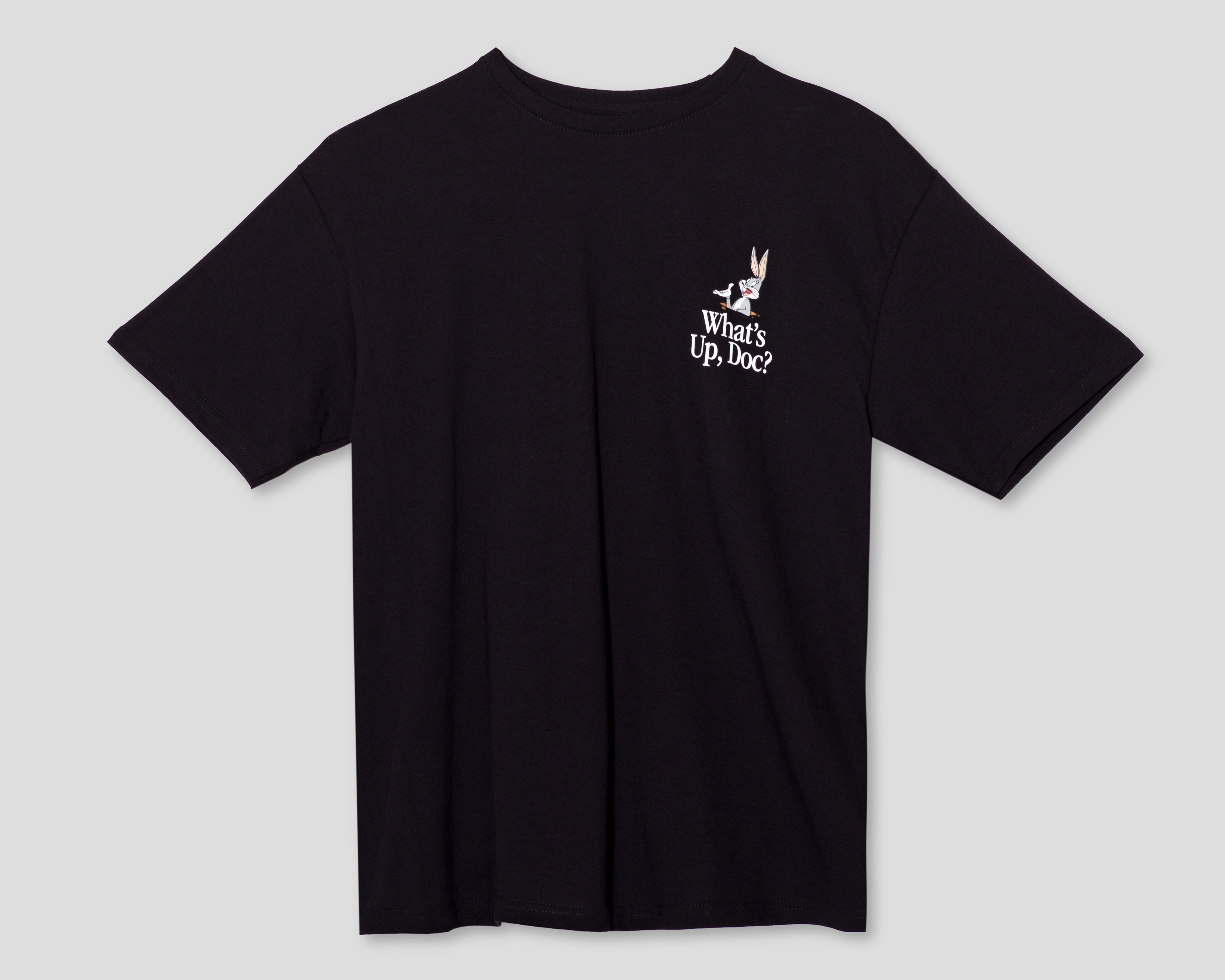 Playera de Cuello Redondo Negra Looney Toones para Hombre