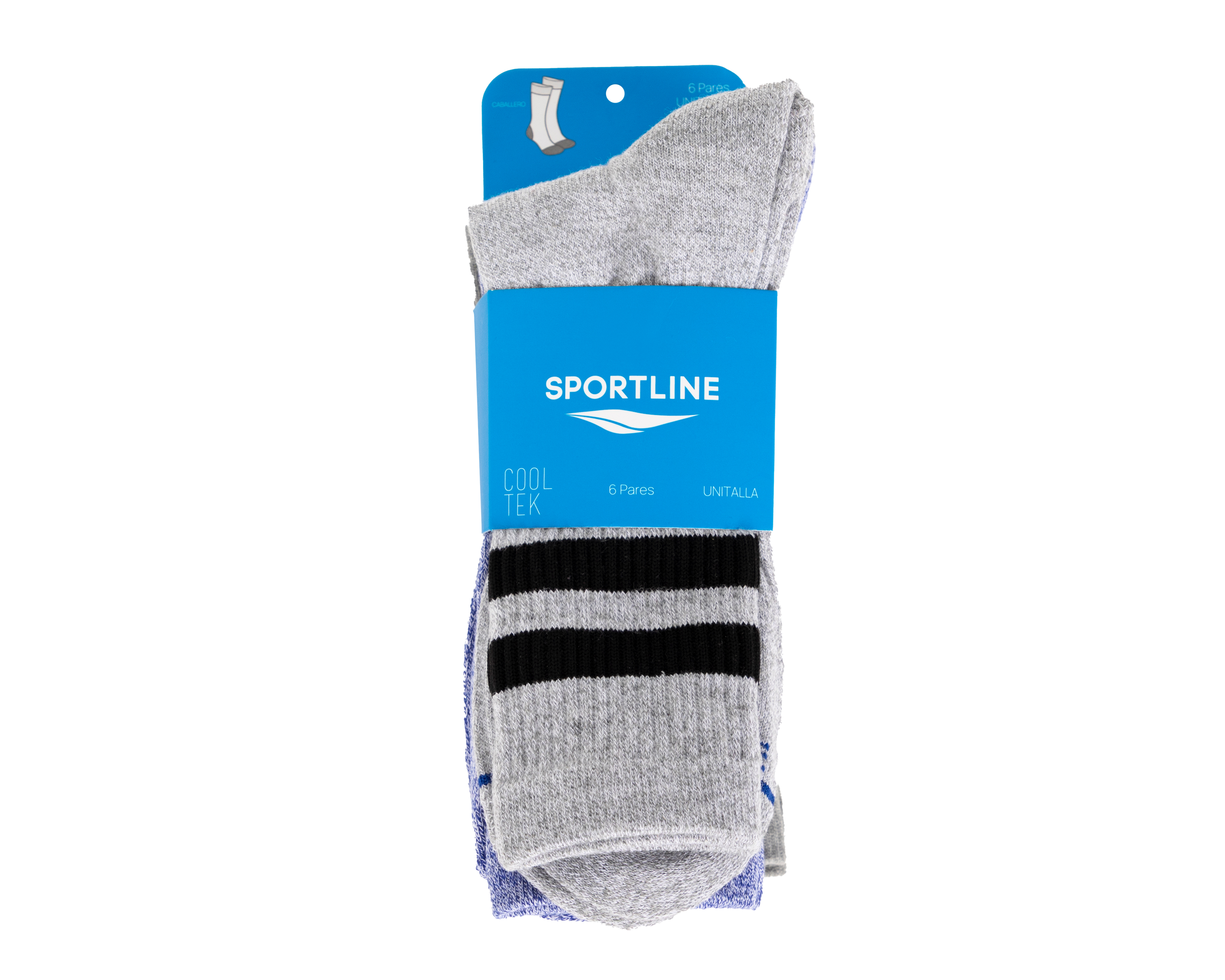 Foto 3 | Foto 3 | Calcetas Deportivas Sportline para Hombre 6 Pares