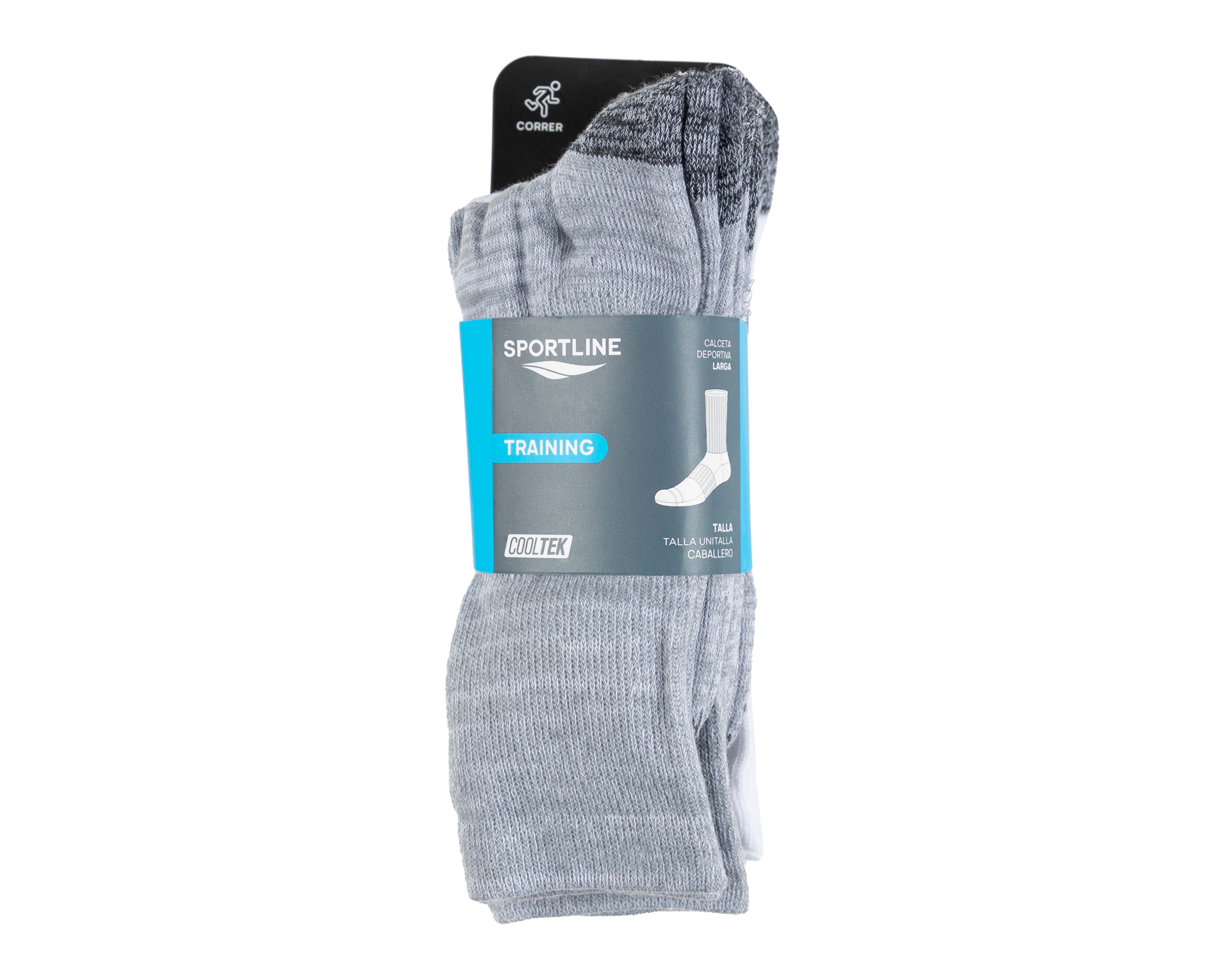 Foto 4 pulgar | Foto 3 | Calcetas Deportivas Sportline para Hombre 6 Pares