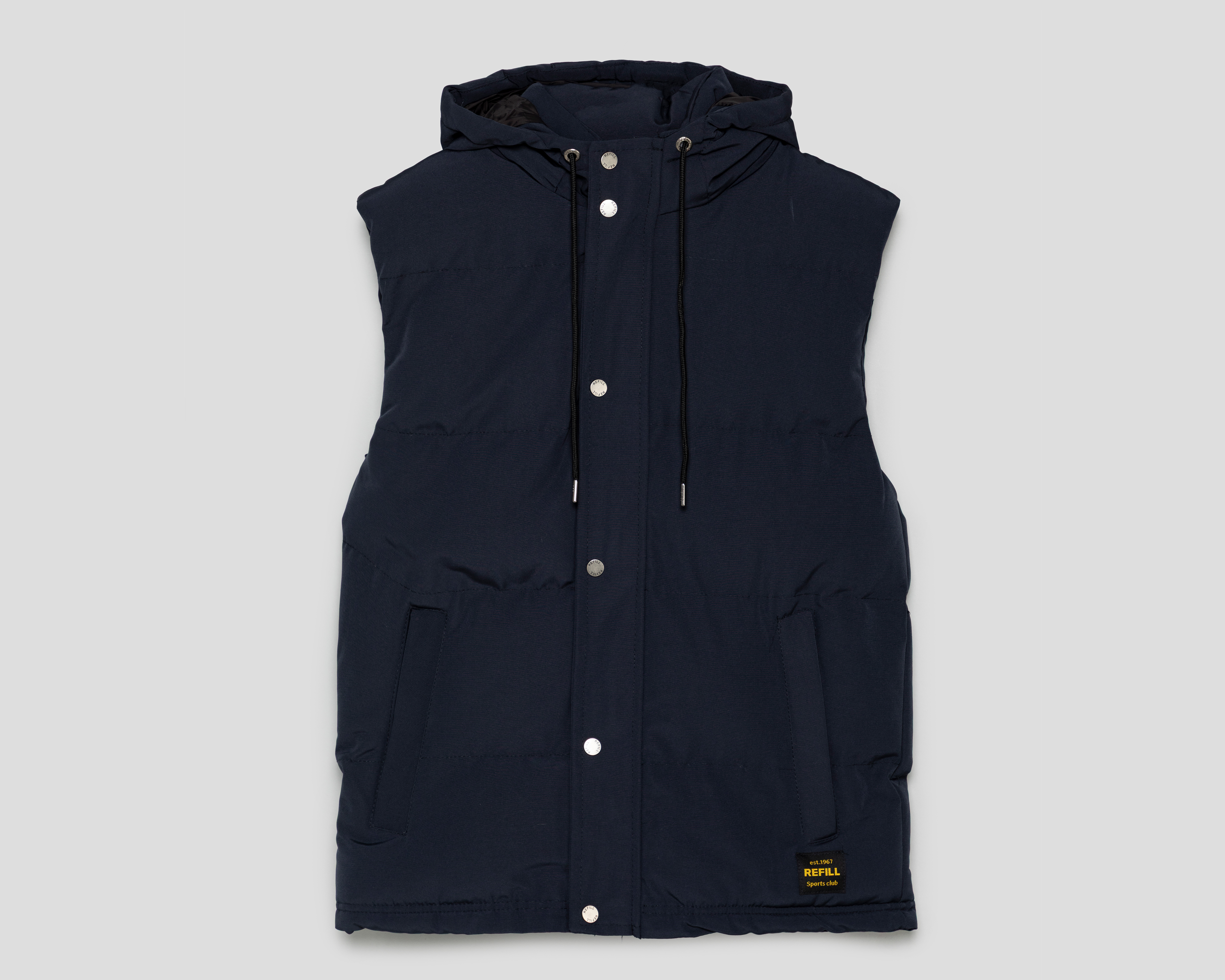 Foto 2 pulgar | Foto 1 | Chaleco con Capucha Refill para Hombre