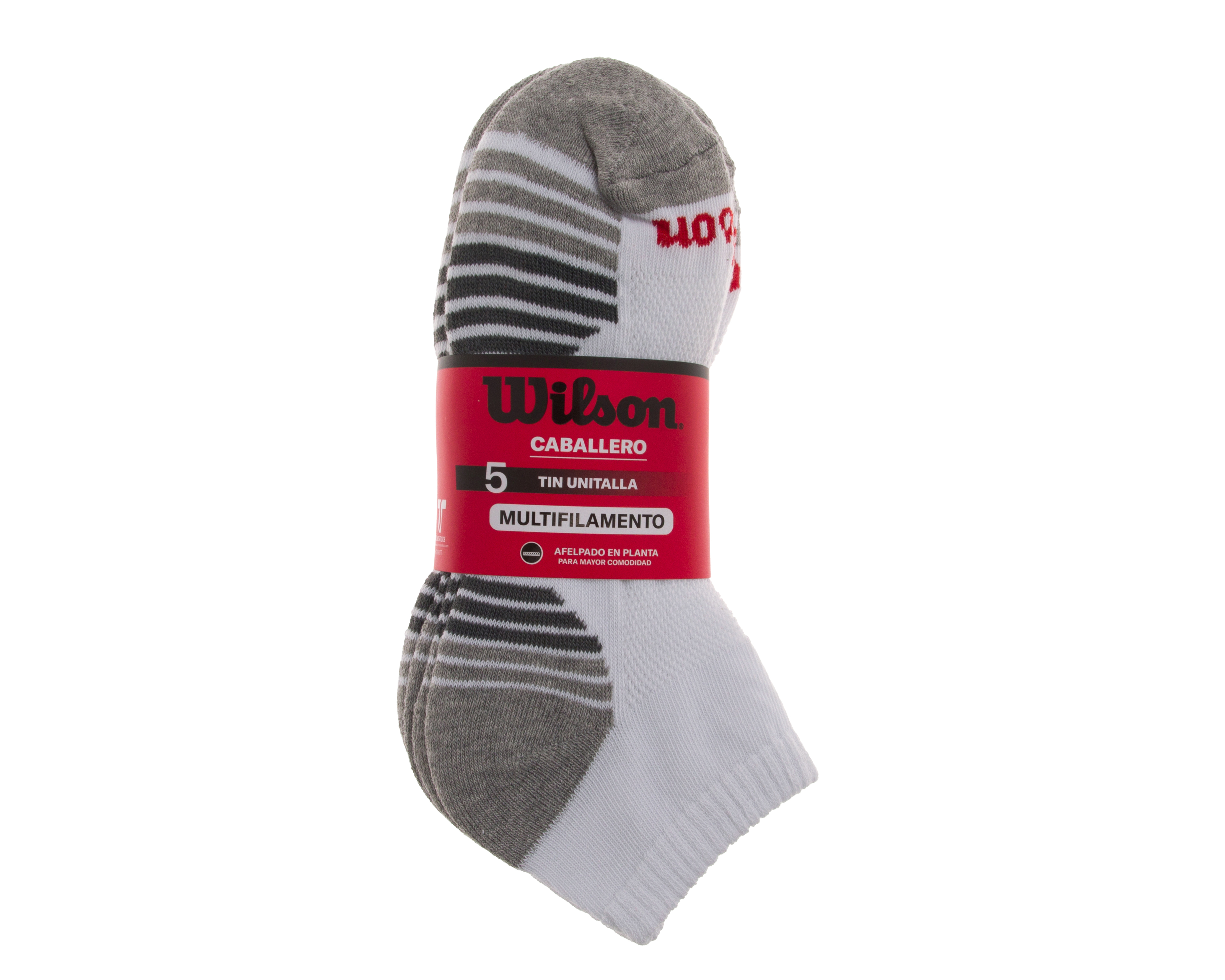 Foto 4 pulgar | Foto 3 | Calcetas Deportivas Wilson para Hombre 5 Pares