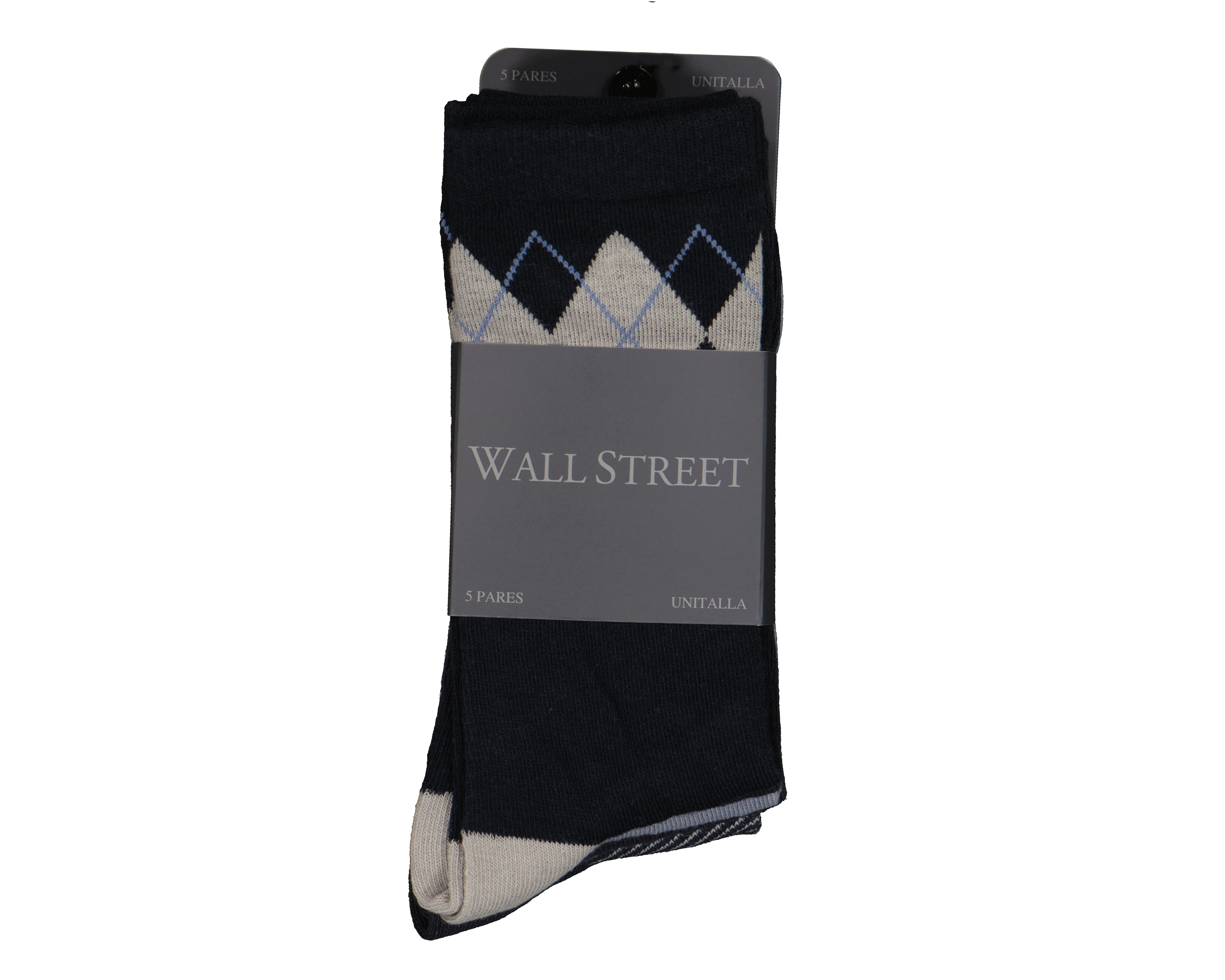 Foto 4 pulgar | Foto 3 | Calcetas de Vestir Wall Street para Hombre 5 Pares