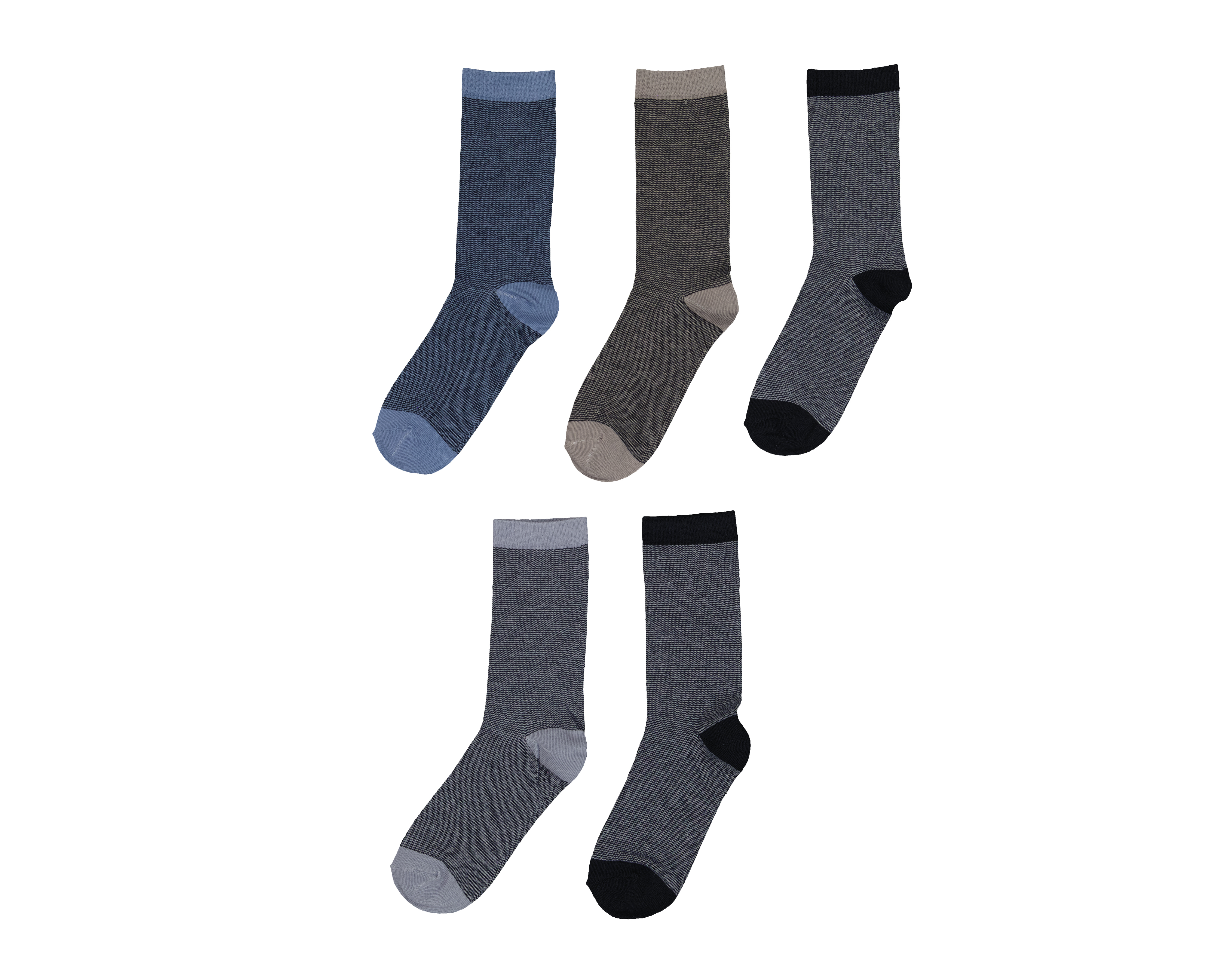 Calcetas de Vestir Wall Street para Hombre 5 Pares