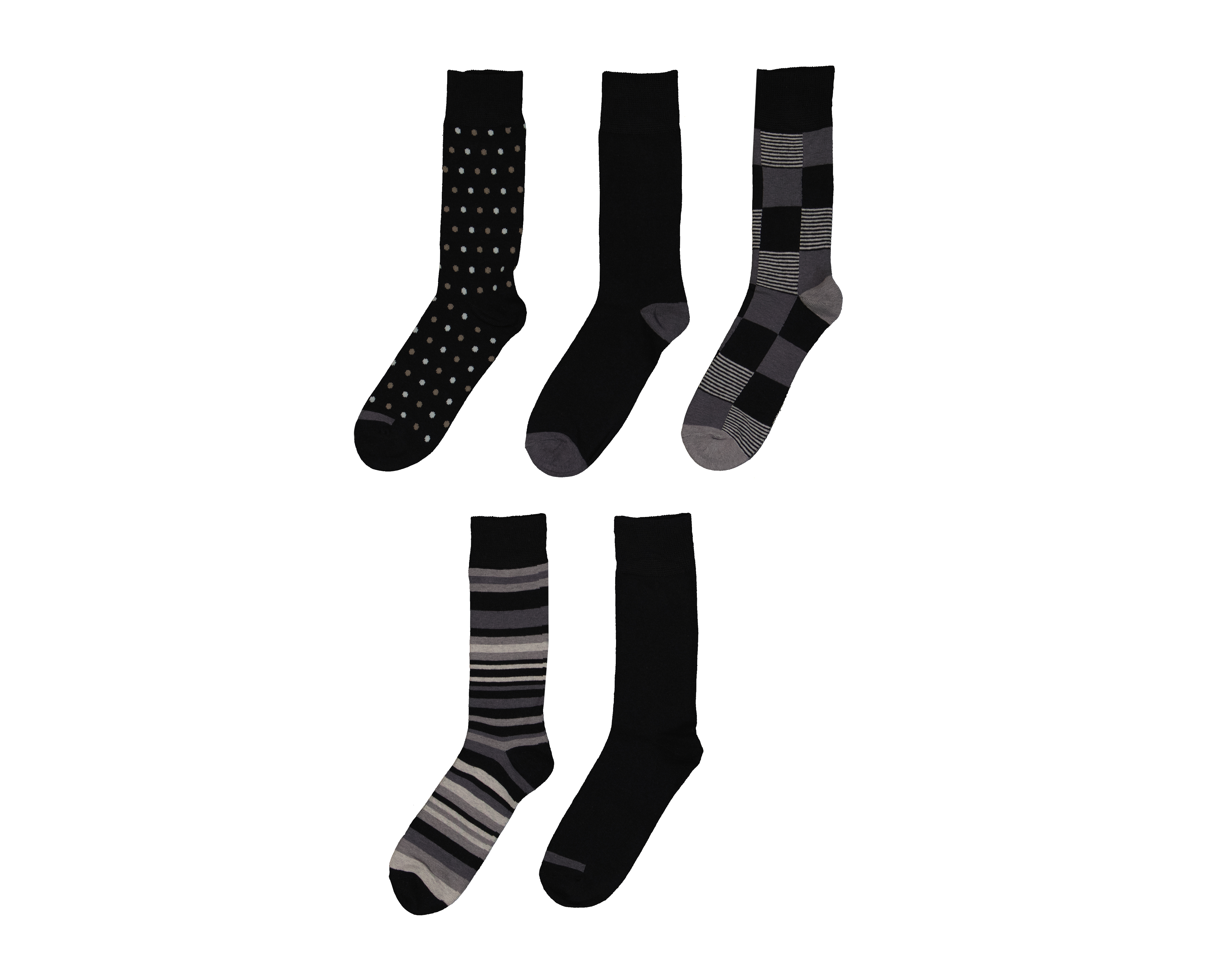 Foto 2 pulgar | Foto 1 | Calcetas de Vestir Wall Street para Hombre 5 Pares