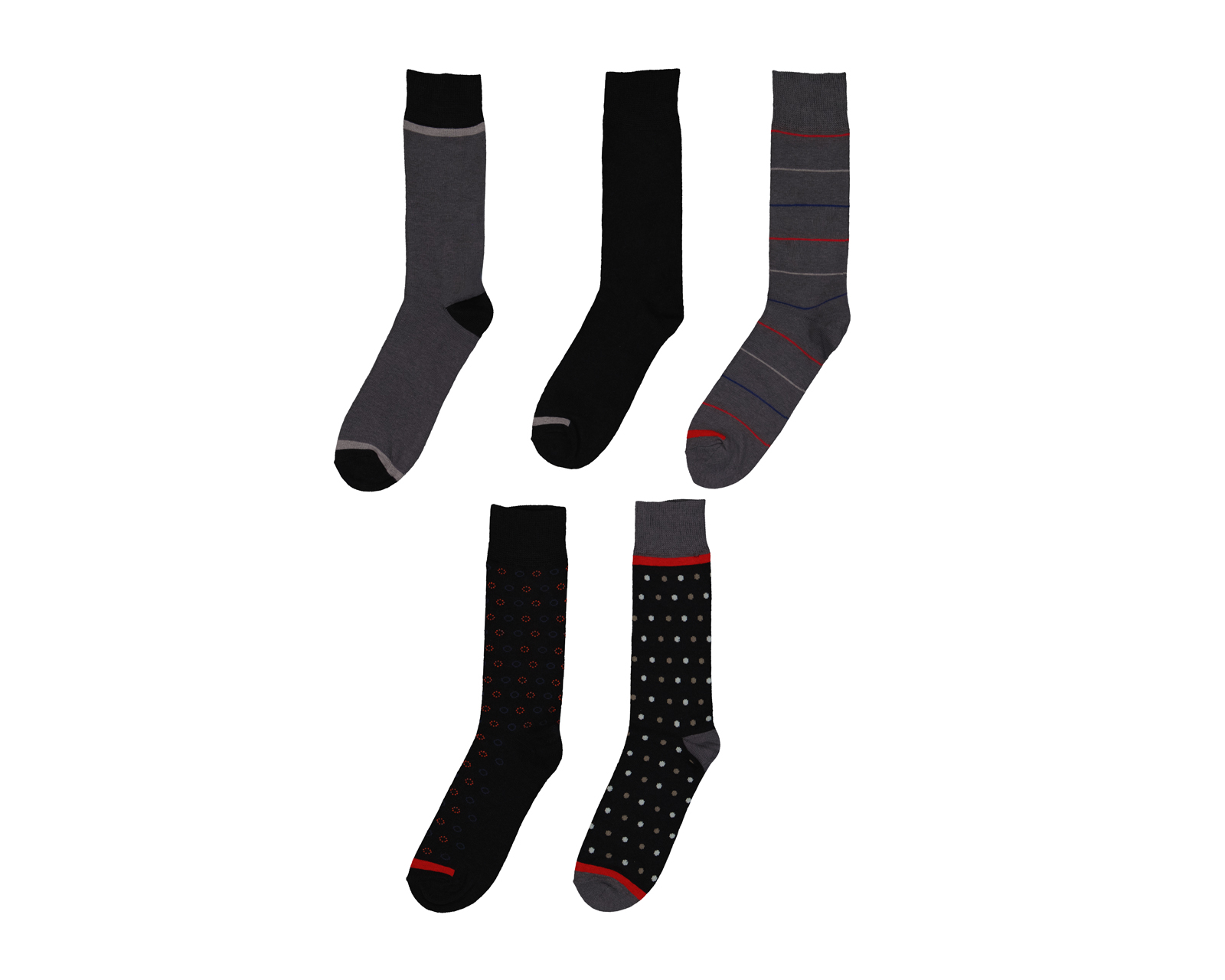 Calcetas de Vestir Wall Street para Hombre 5 Pares