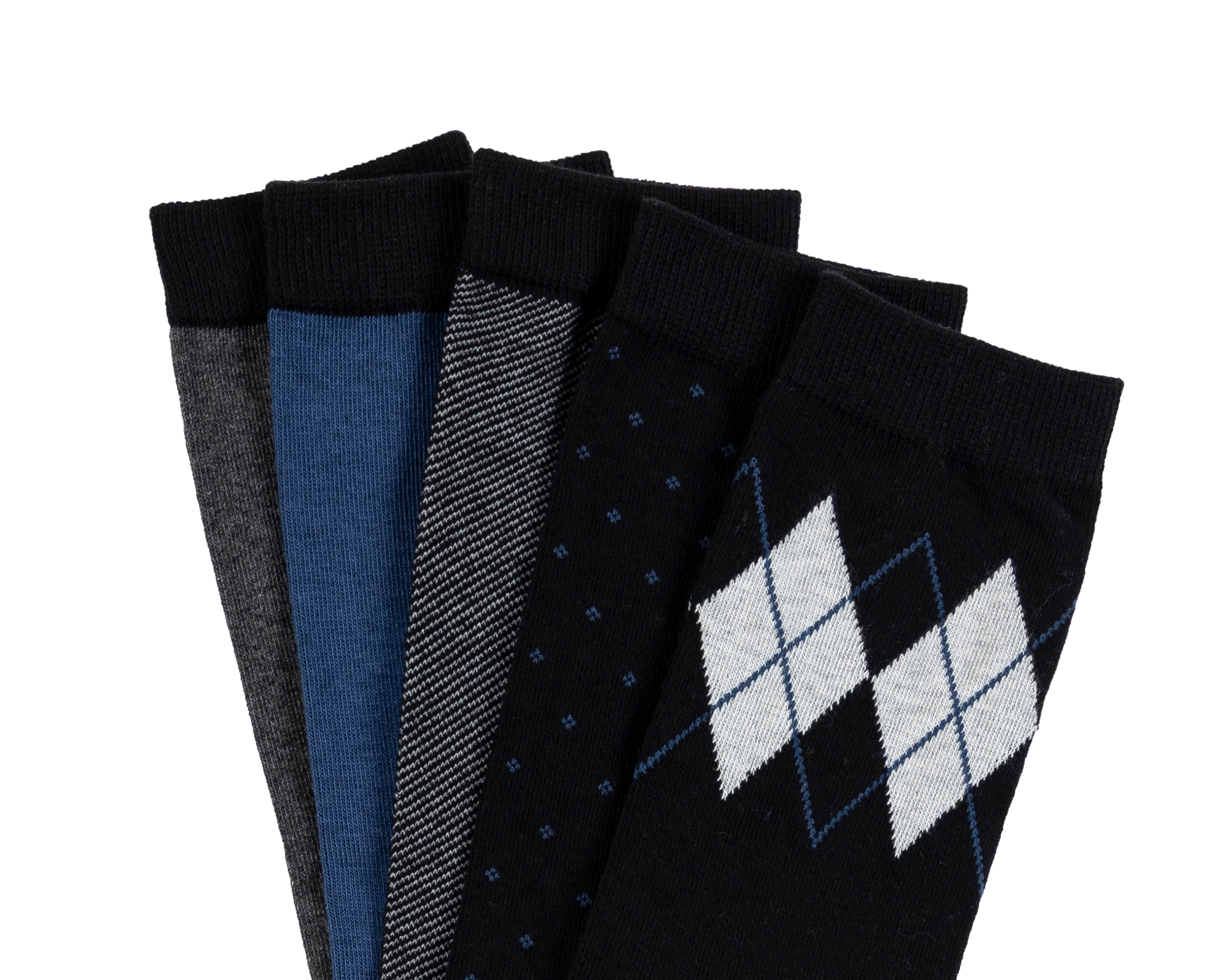 Foto 2 | Foto 2 | Calcetas de Vestir Wall Street para Hombre 5 Pares