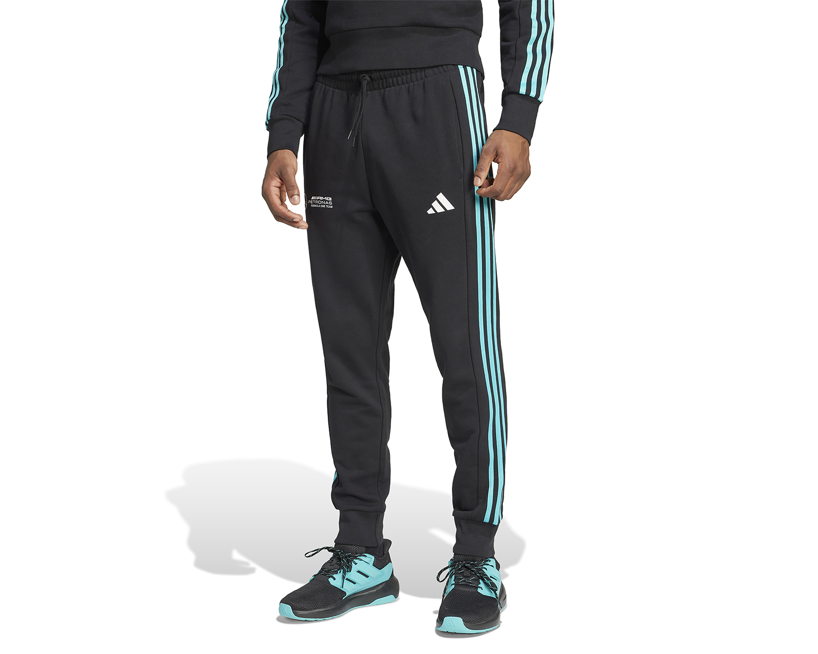 Foto 2 pulgar | Foto 1 | Pants Deportivo Adidas AMG Petronas Formula One Team DNA para Hombre