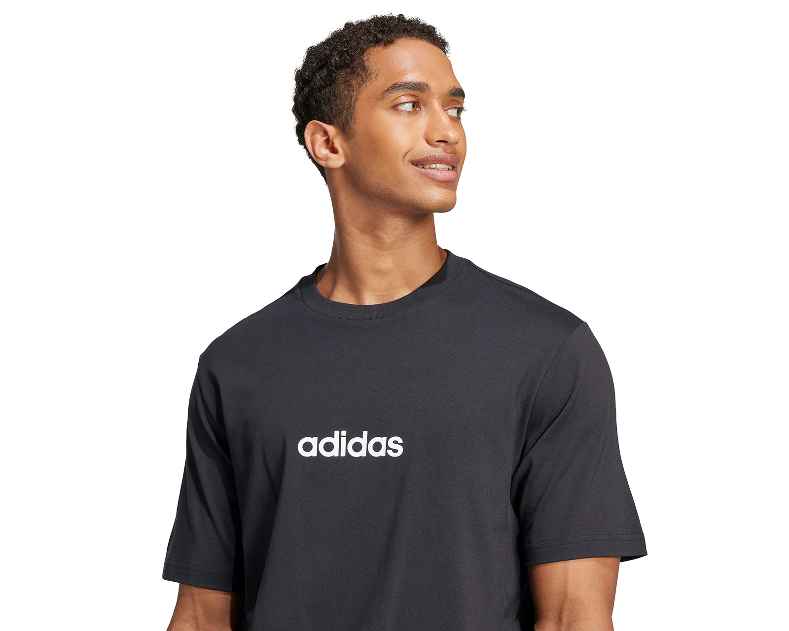 Foto 5 pulgar | Foto 4 | Playera de Cuello Redondo Adidas Essentials Linear para Hombre