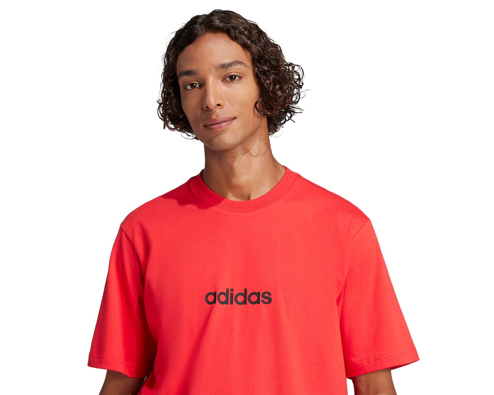 Foto 4 | Foto 4 | Playera de Cuello Redondo Adidas Essentials Linear para Hombre