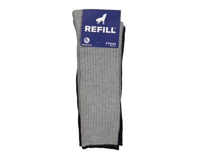 Foto 3 | Foto 3 | Calcetas Largas Refill para Hombre 5 Pares