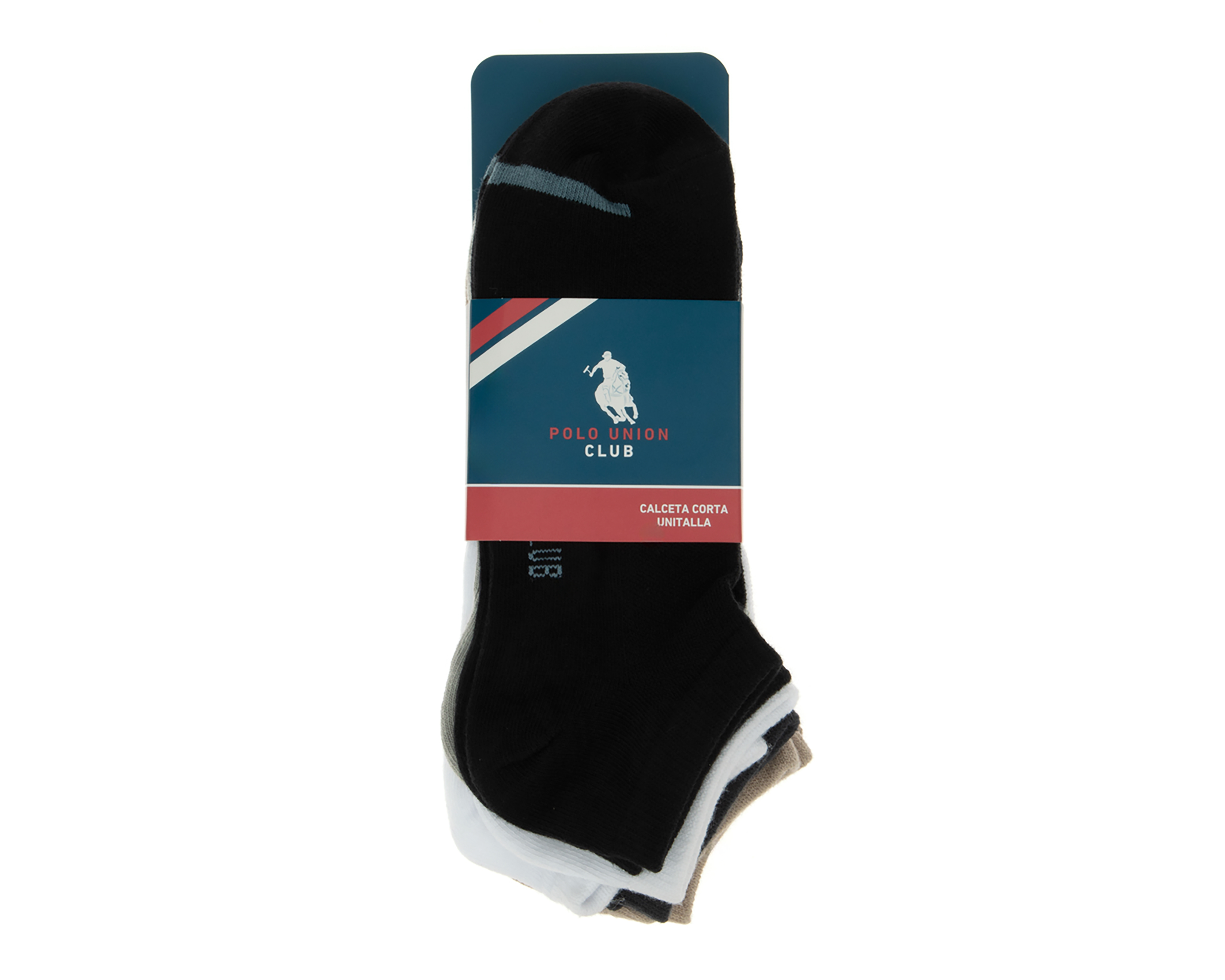 Foto 4 pulgar | Foto 3 | Calcetas Cortas Polo Union Club para Hombre 6 Pares
