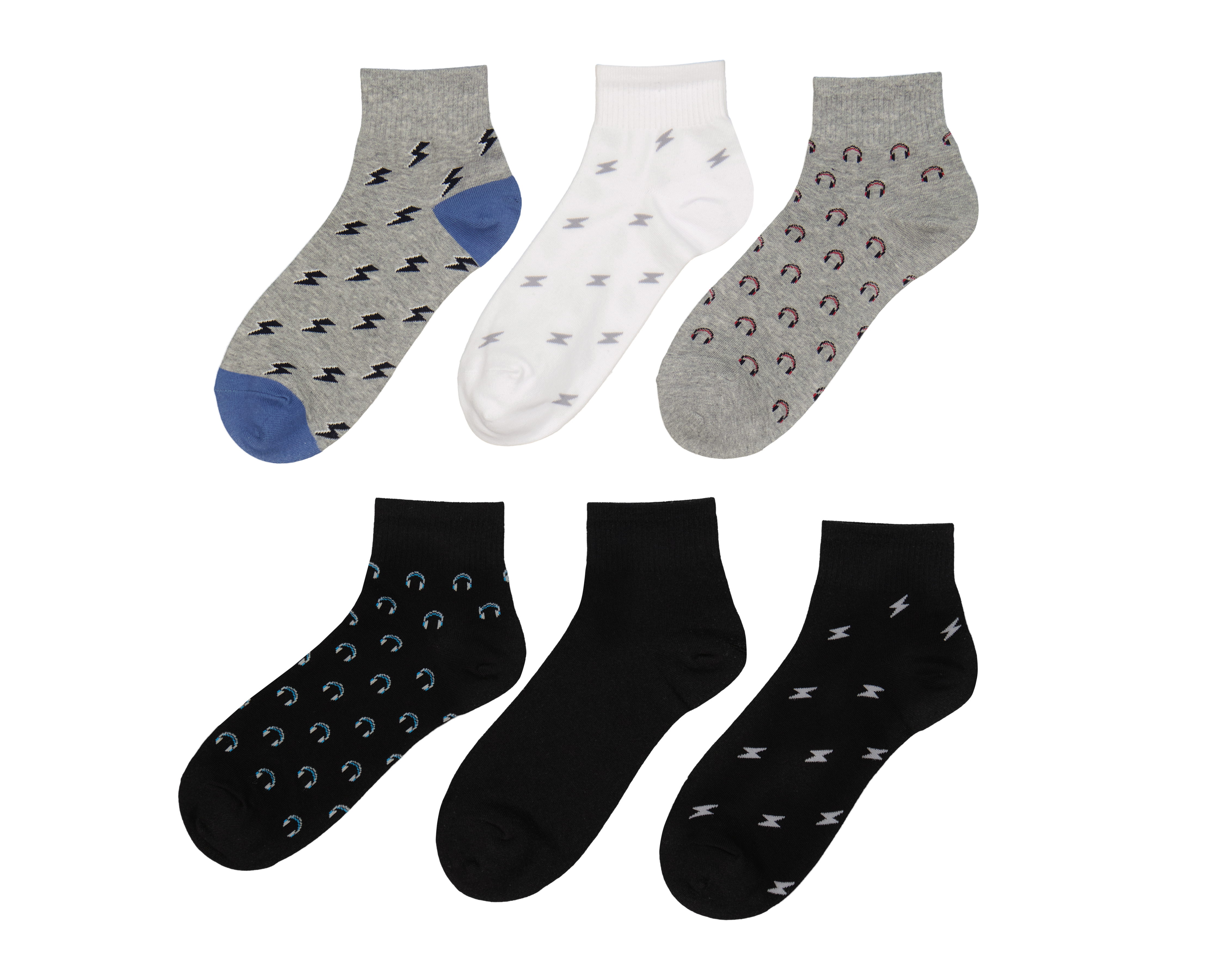 Foto 1 | Foto 1 | Calcetas Cortas Refill para Hombre 6 Pares