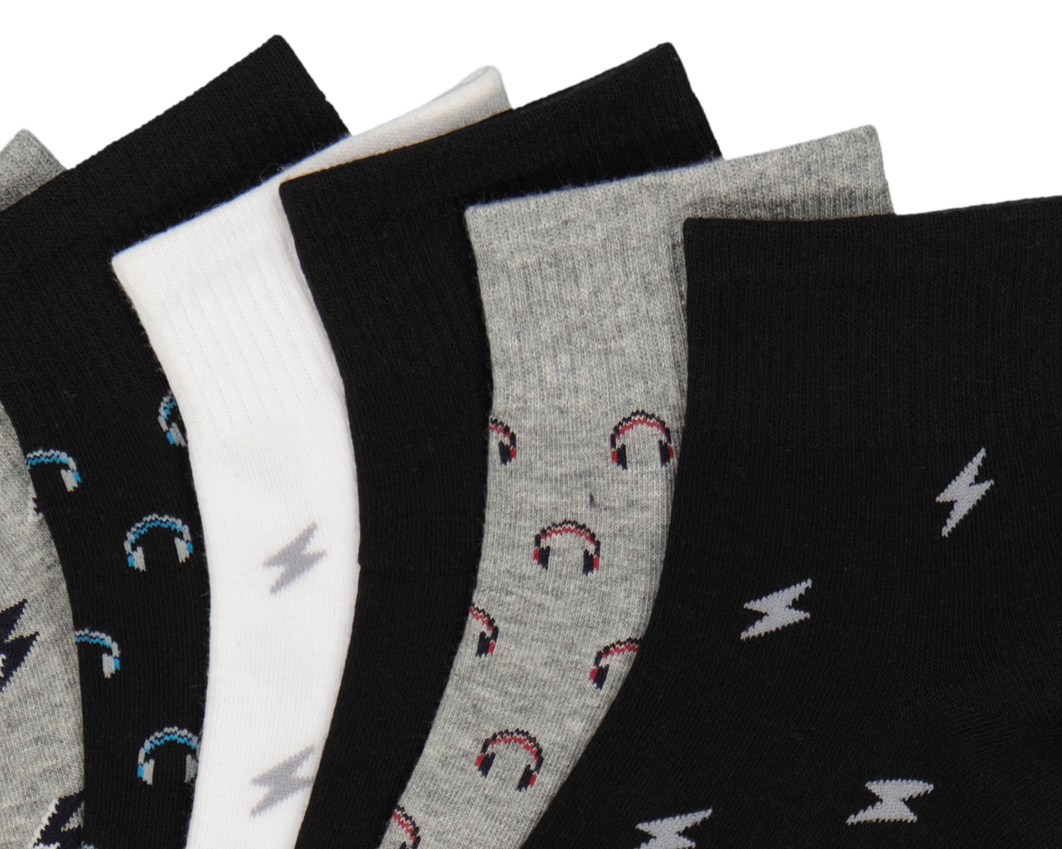 Foto 3 pulgar | Foto 2 | Calcetas Cortas Refill para Hombre 6 Pares