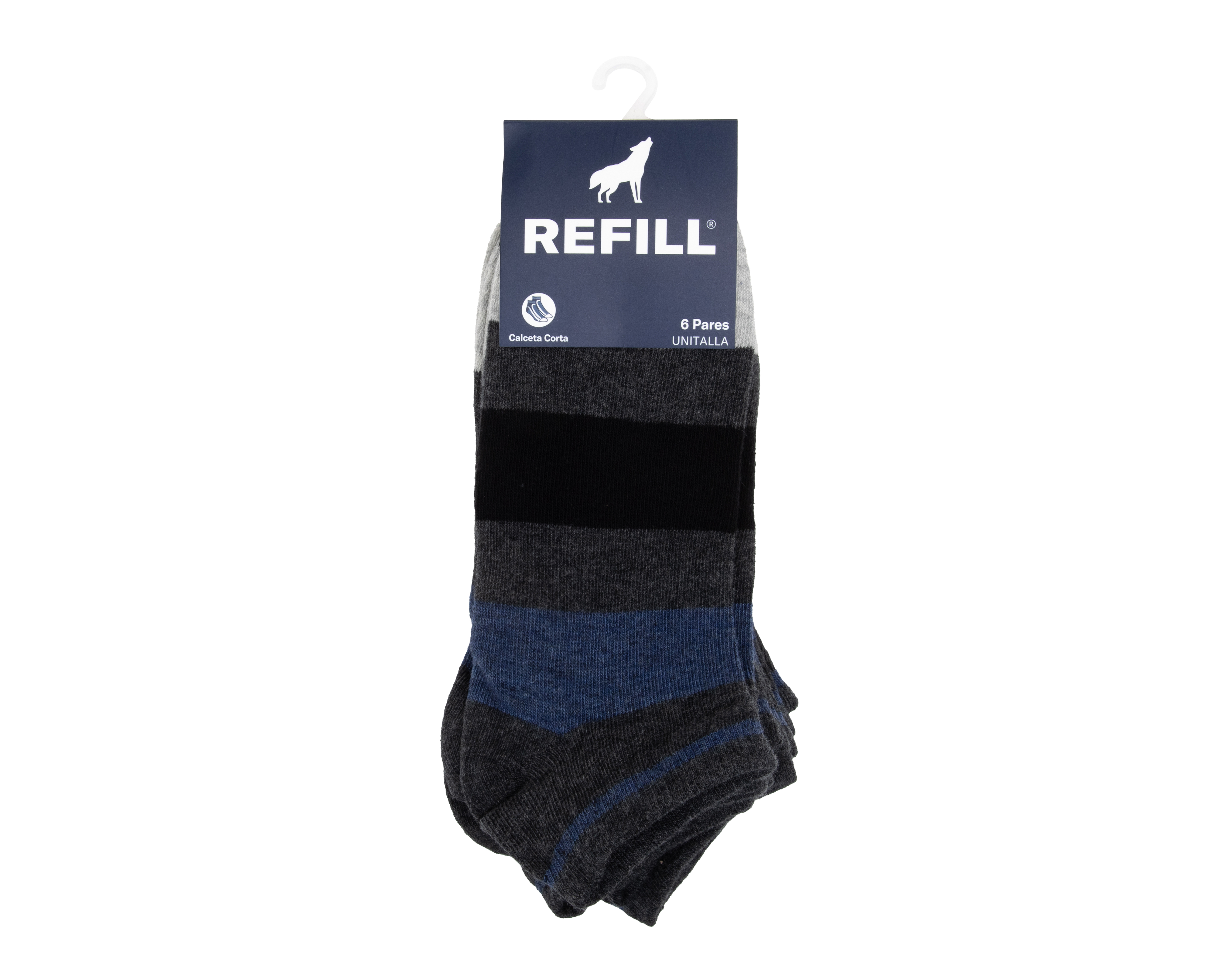 Foto 4 pulgar | Foto 3 | Calcetines Refill para Hombre 6 Pares