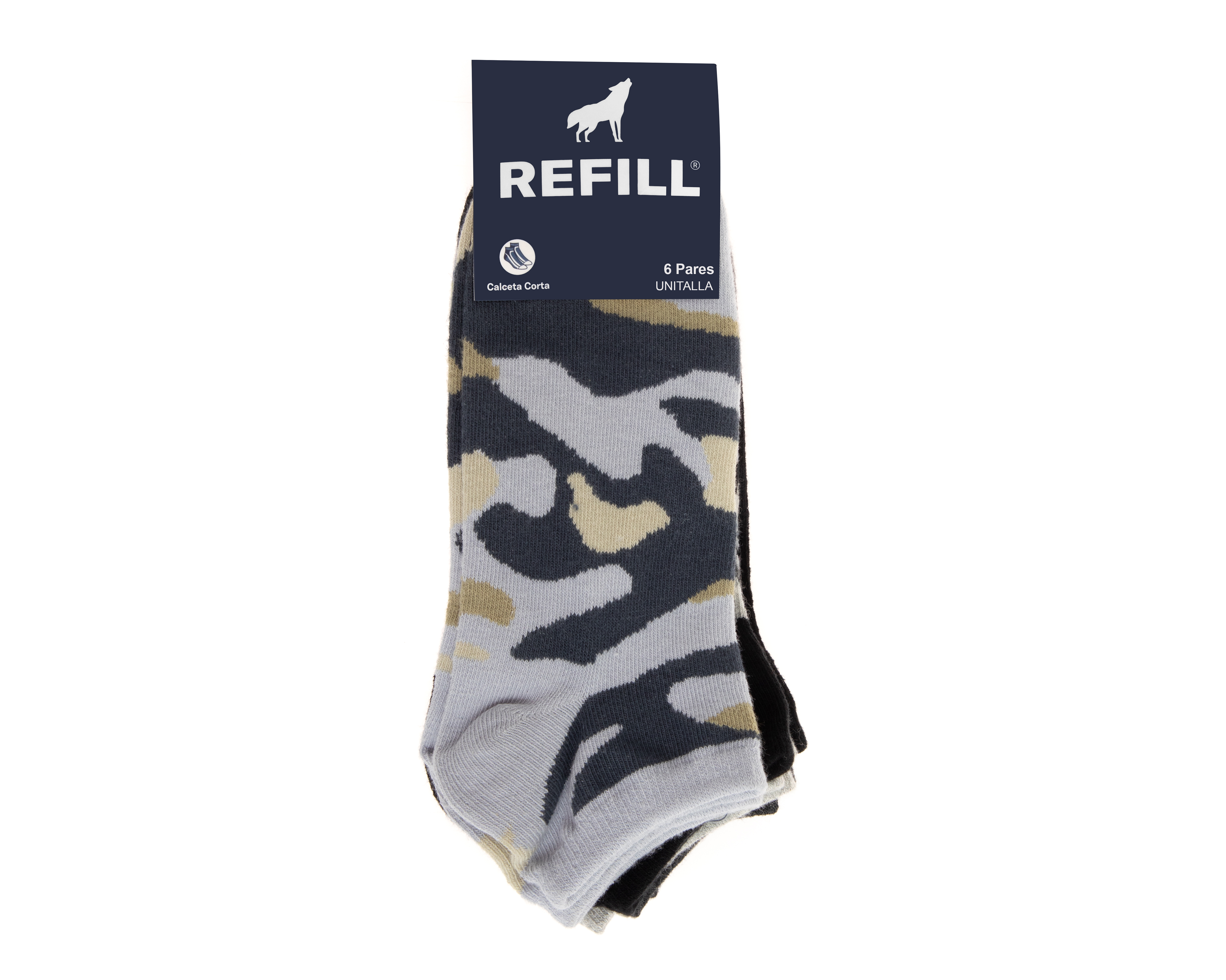 Foto 4 pulgar | Foto 3 | Calcetas Refill para Hombre 6 Pares