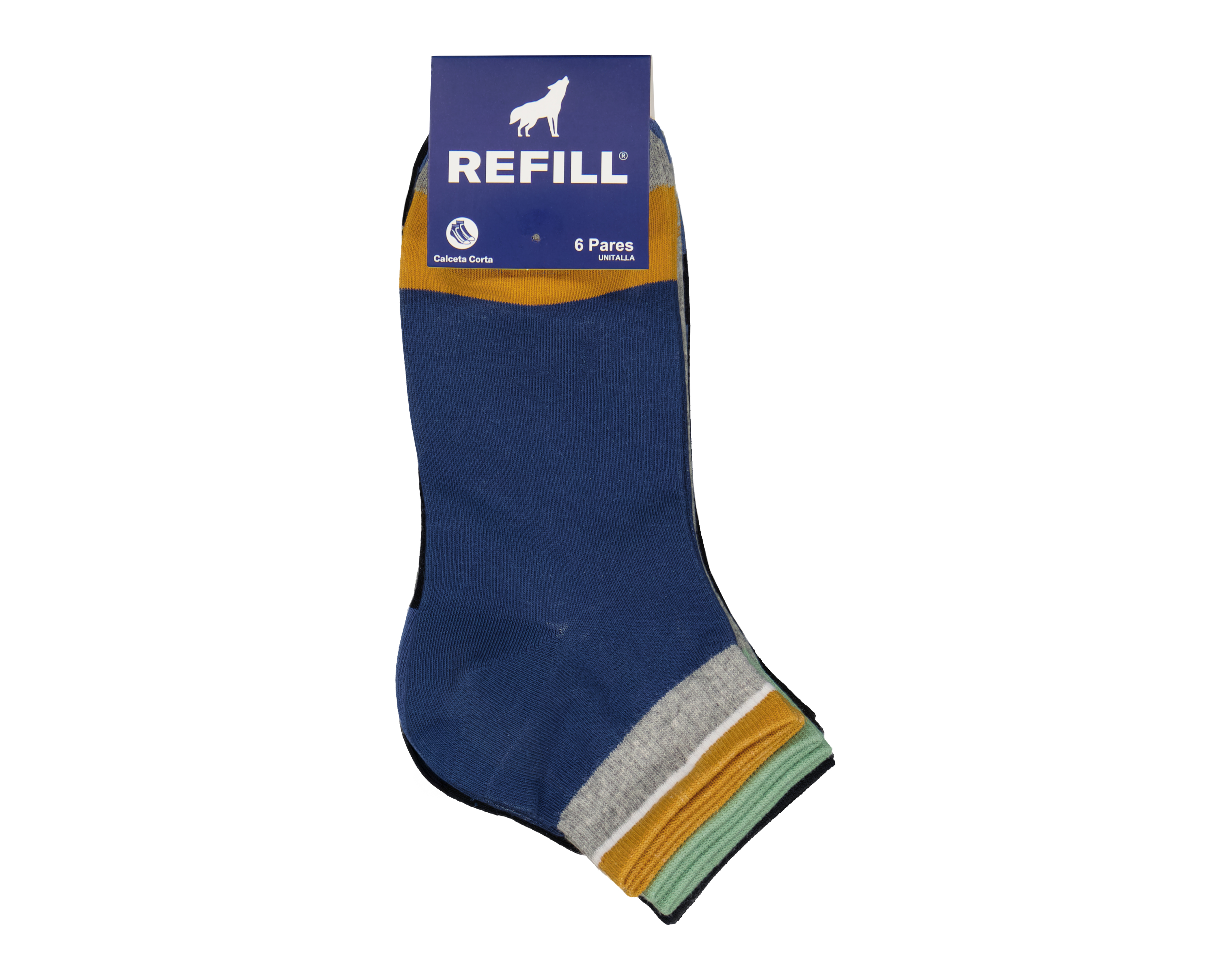 Foto 4 pulgar | Foto 3 | Calcetas Cortas Refill para Hombre 6 Pares