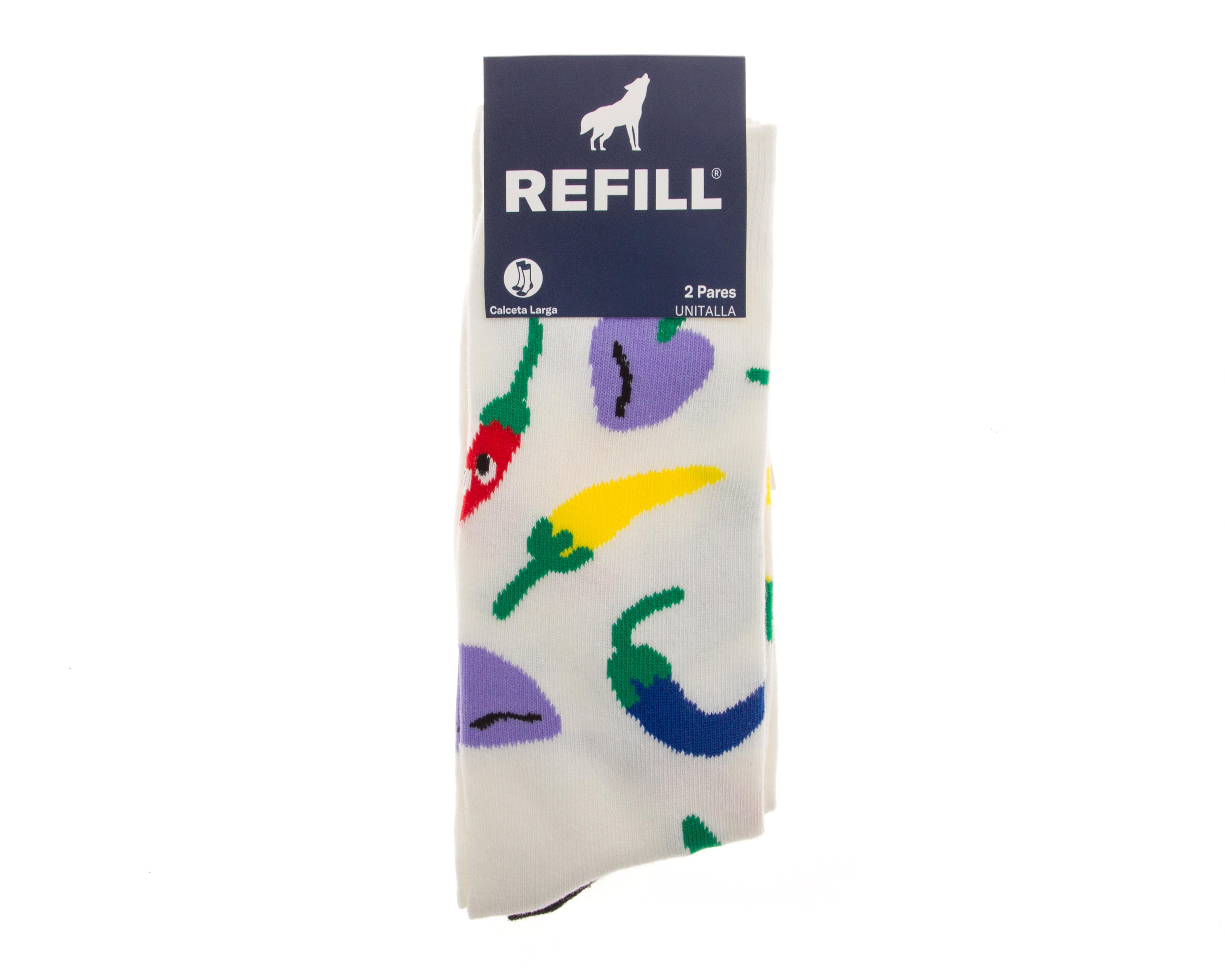 Foto 4 pulgar | Foto 3 | Calceta Larga Refill para Hombre 2 Pares