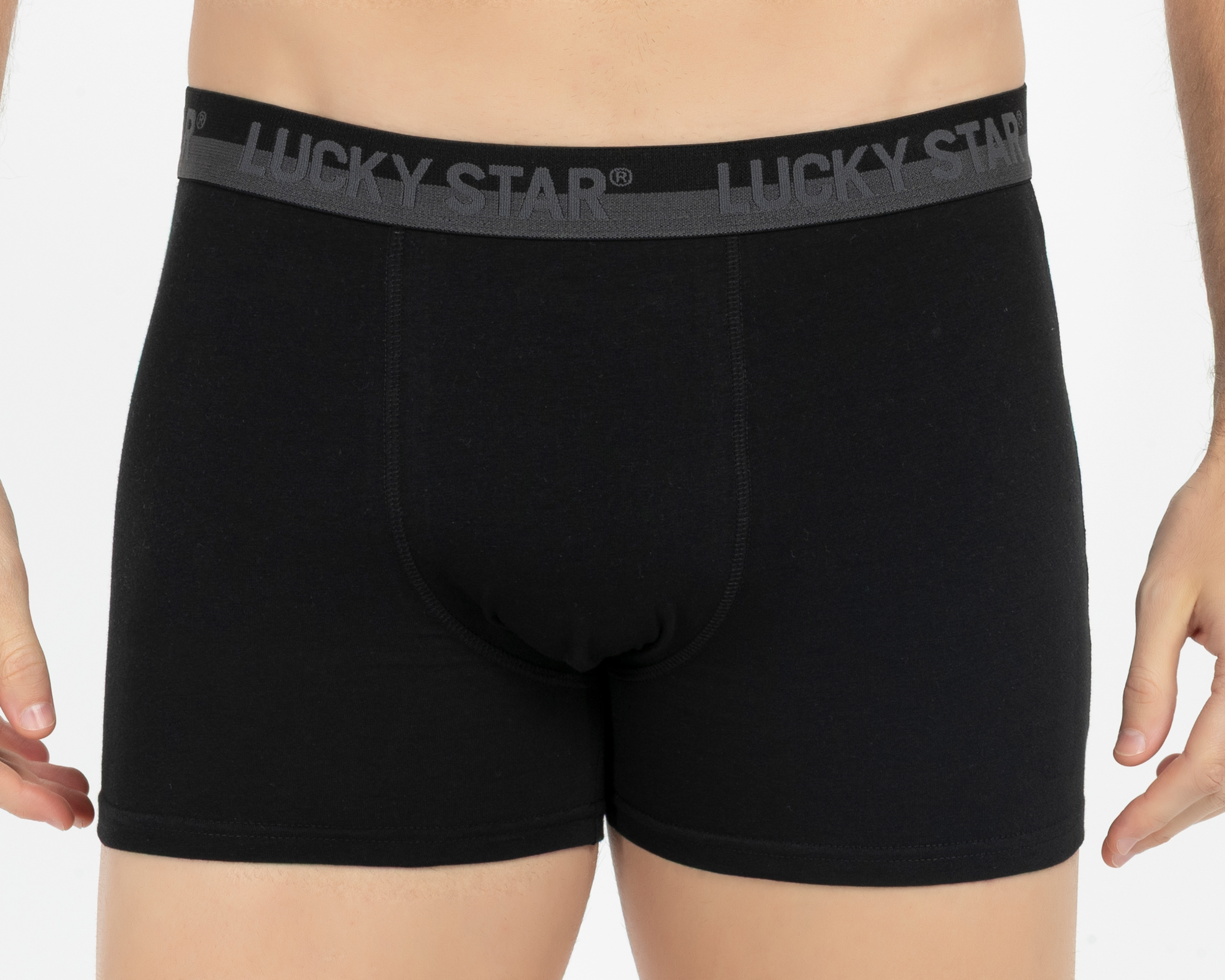 Foto 4 | Foto 4 | Bóxer Corto Lucky Star para Hombre 3 Piezas